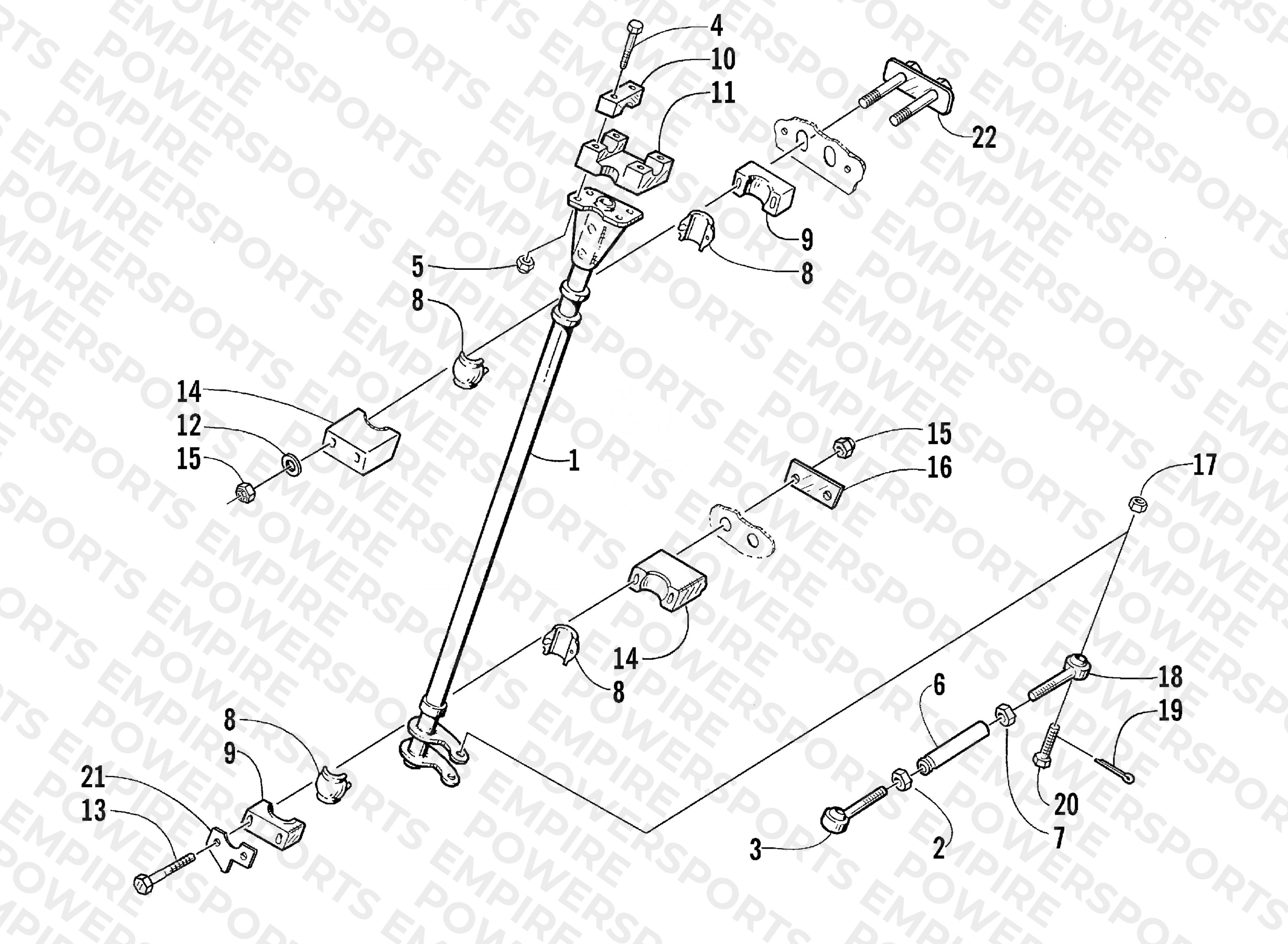 STEERING POST ASSEMBLY