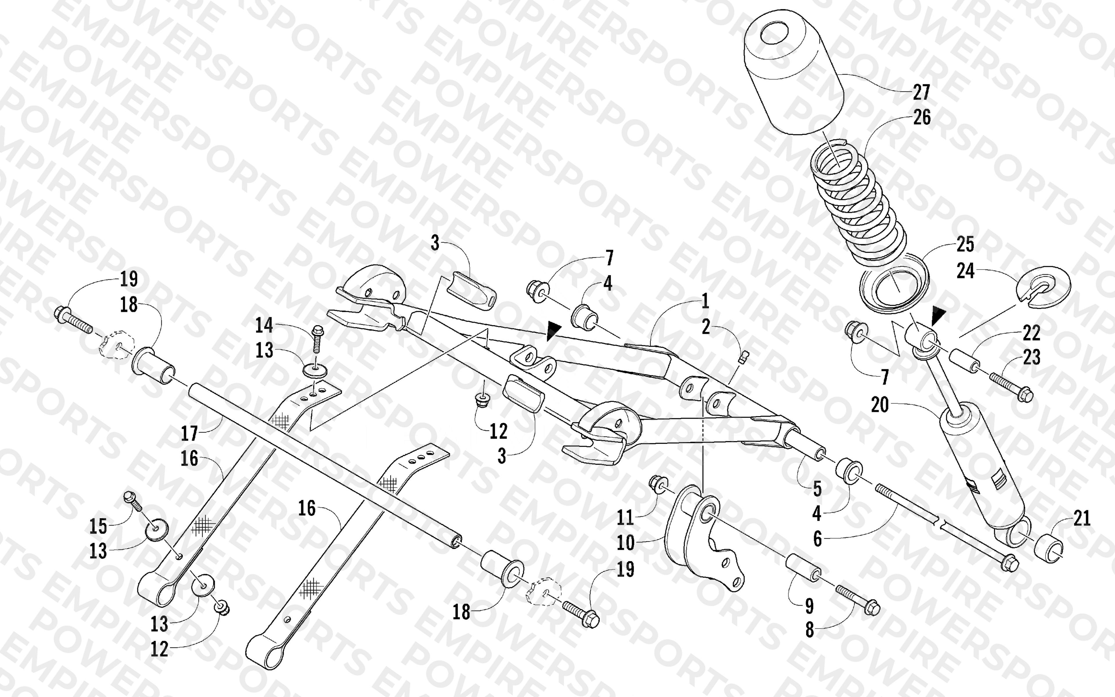 REAR SUSPENSION FRONT ARM ASSEMBLY