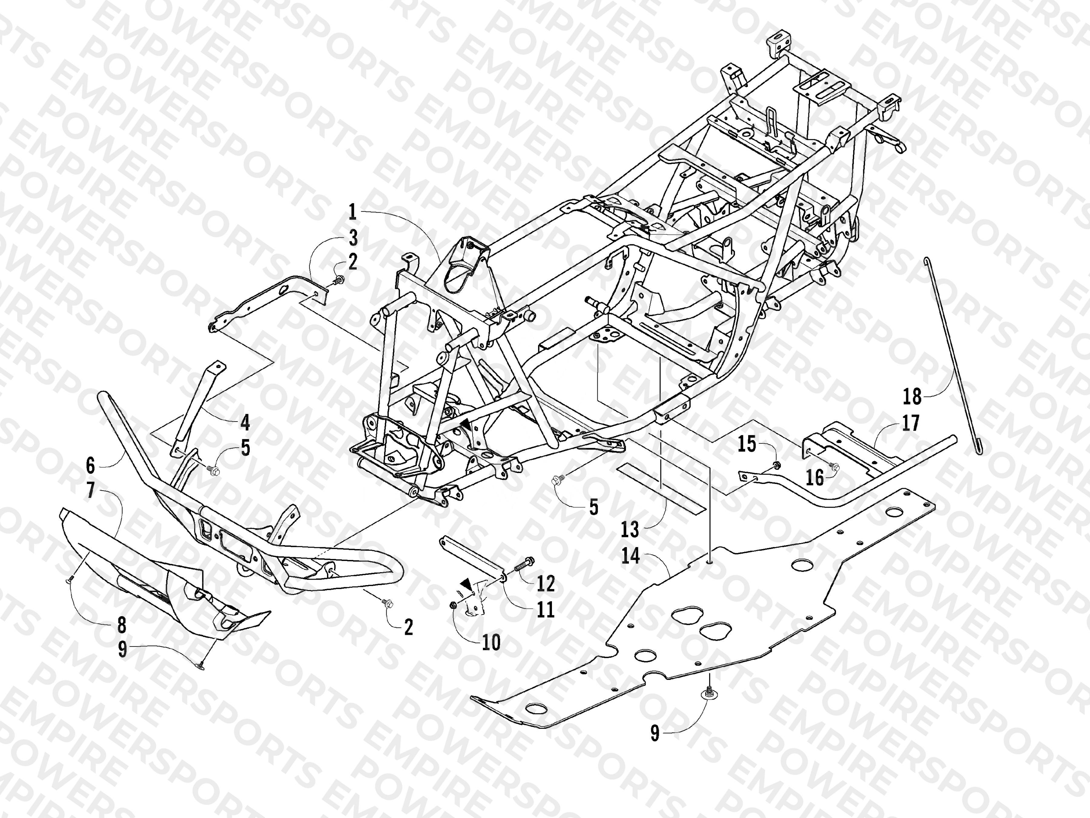 FRAME AND RELATED PARTS