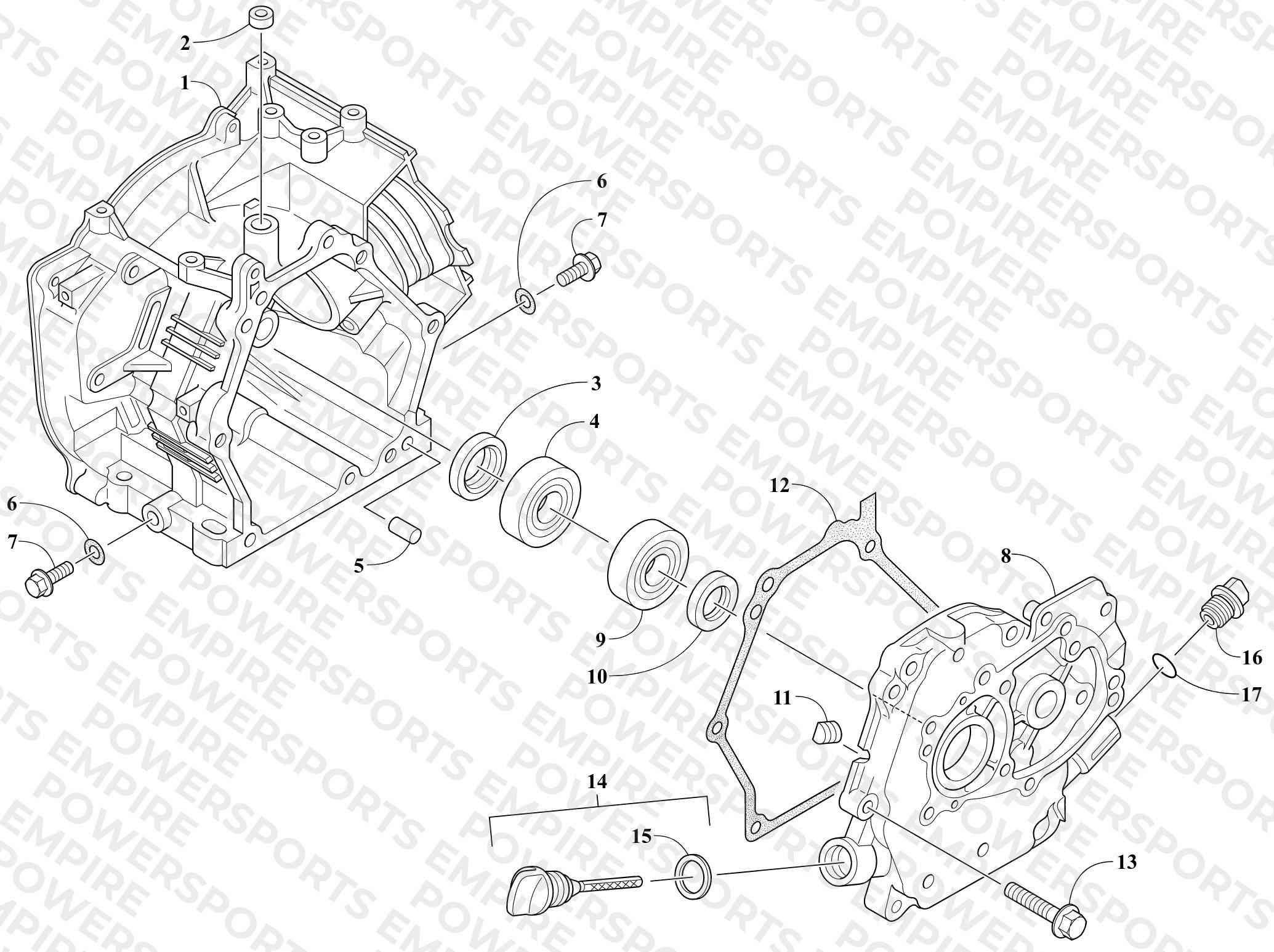 CRANKCASE/COVER ASSEMBLY