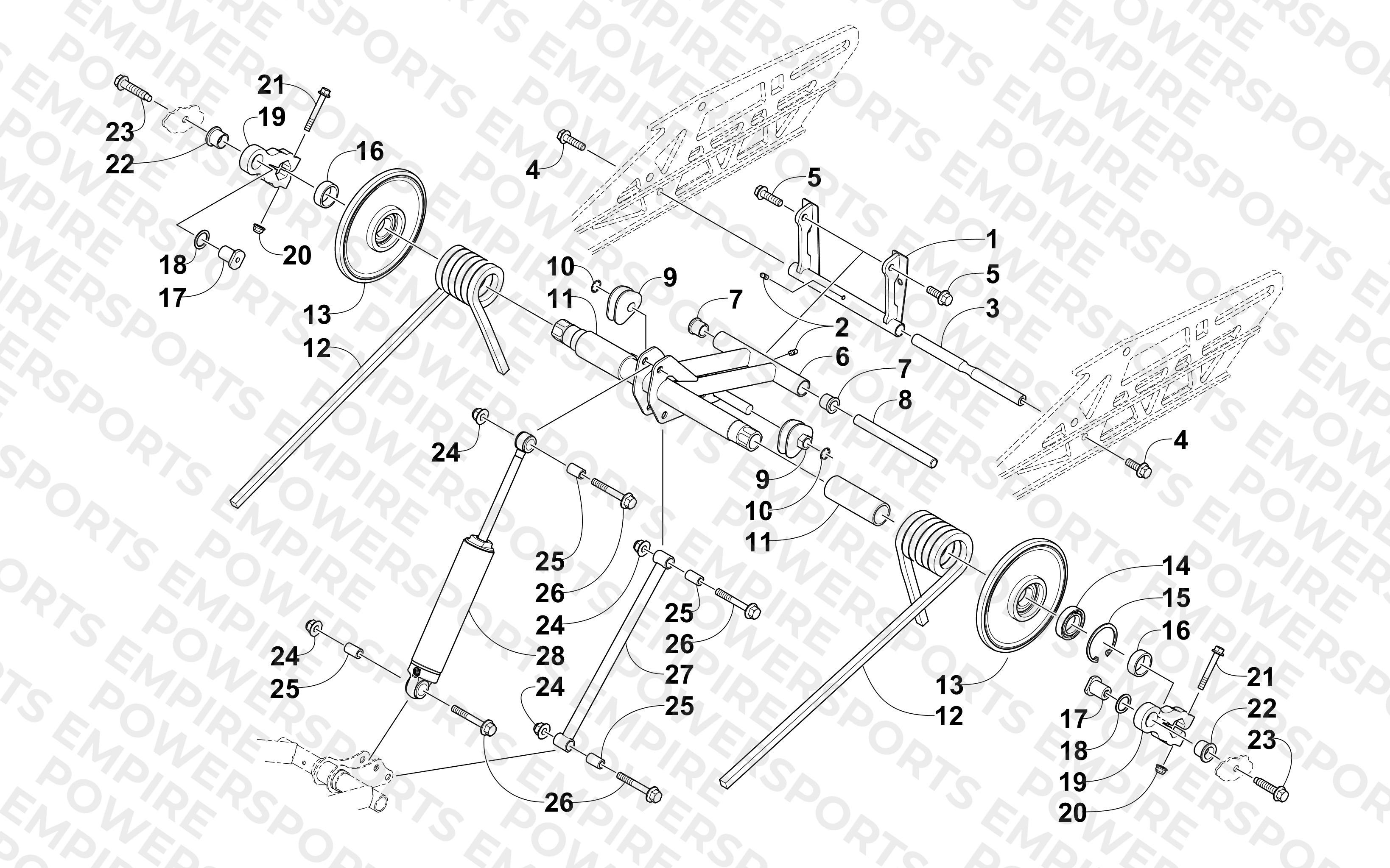 REAR SUSPENSION REAR ARM ASSEMBLY