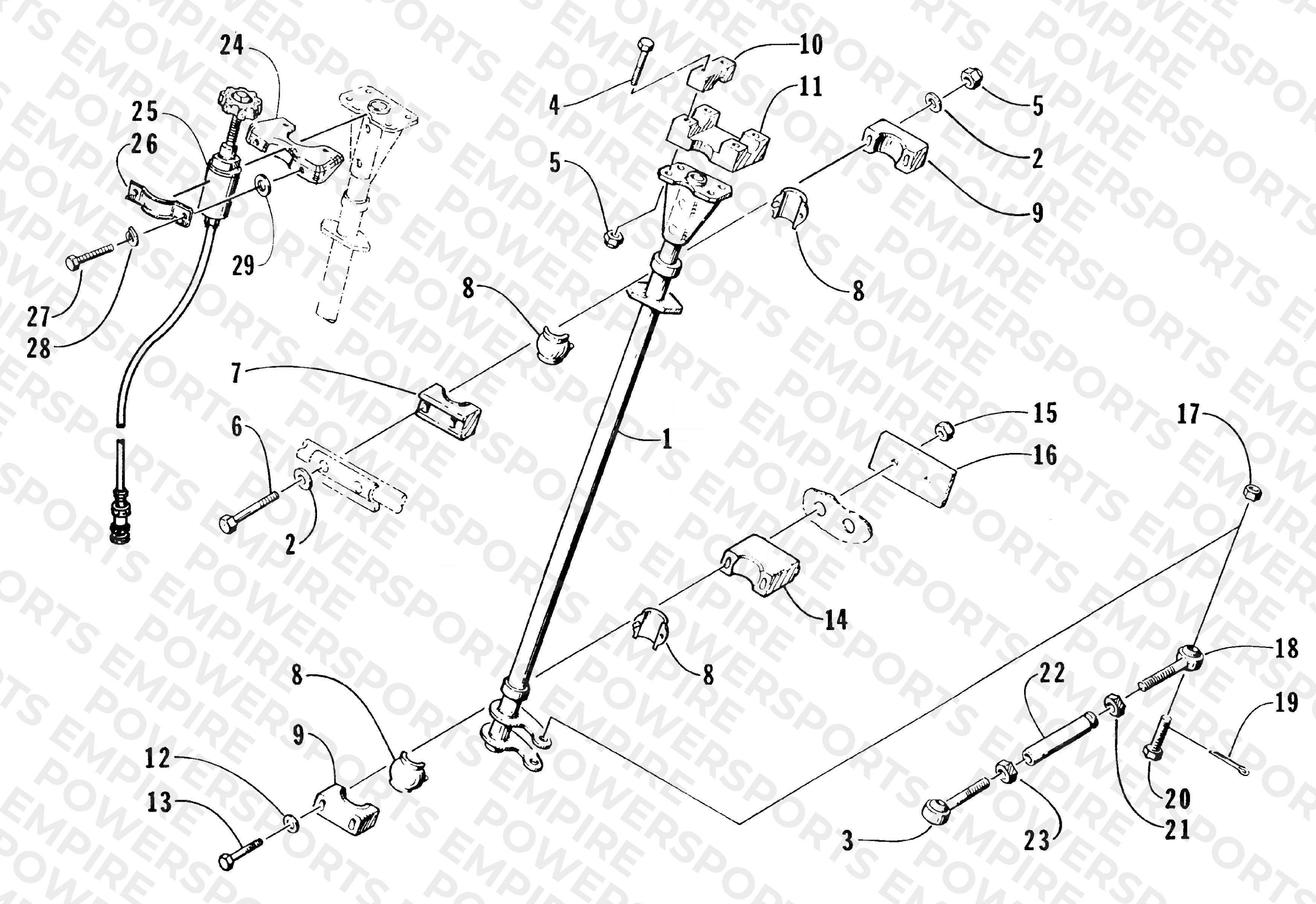 STEERING POST ASSEMBLY