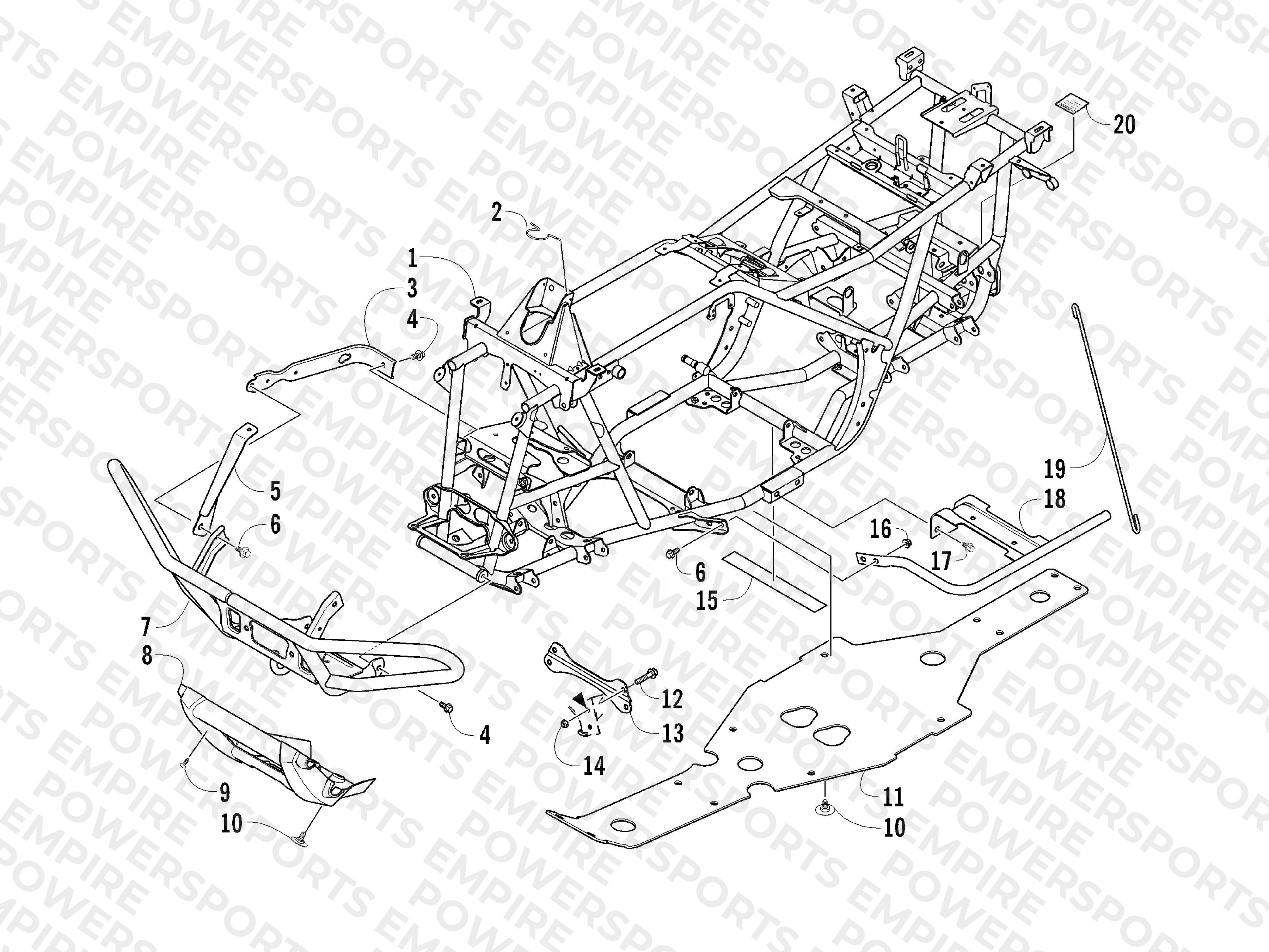 FRAME AND RELATED PARTS