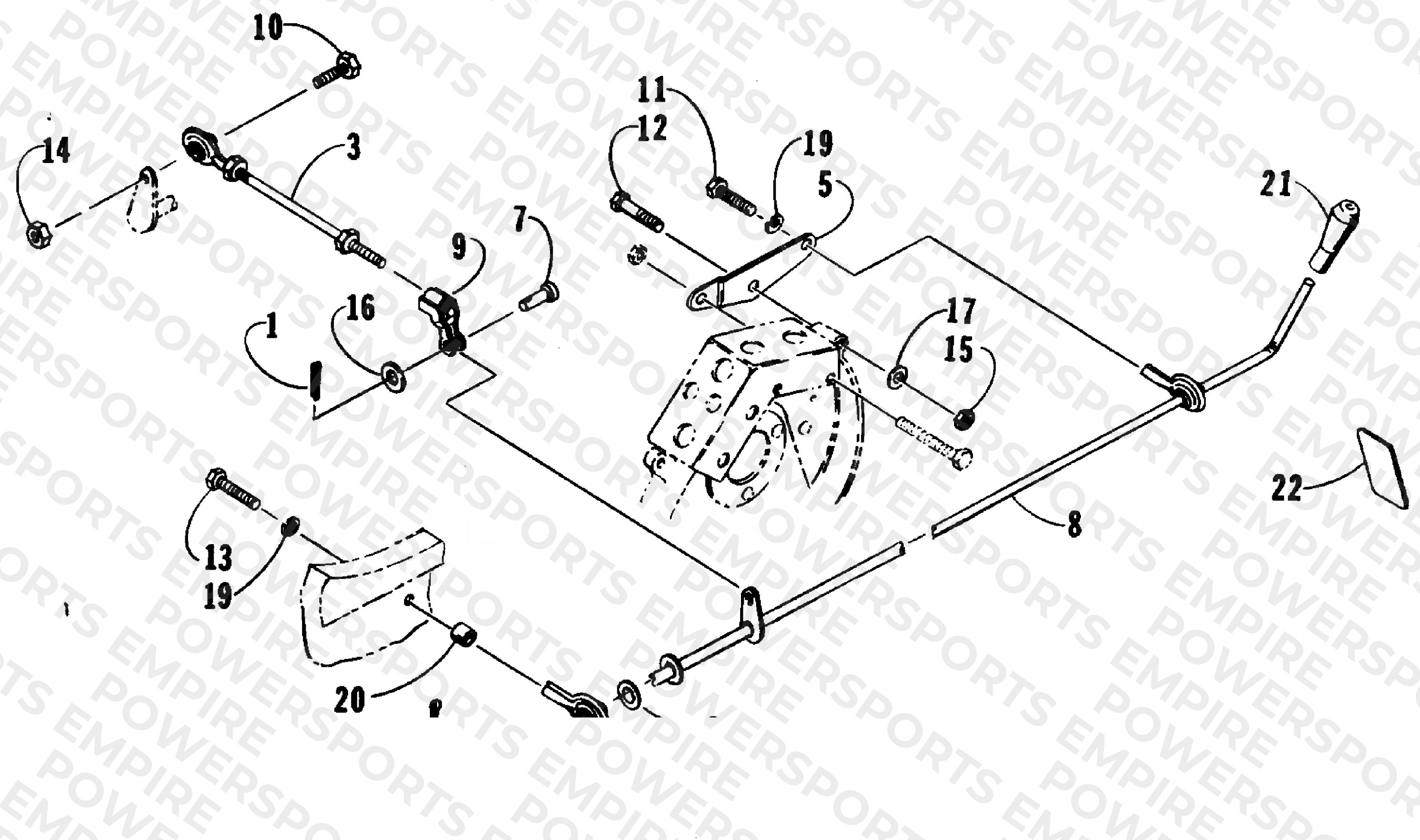 REVERSE SHIFT LEVER ASSEMBLY