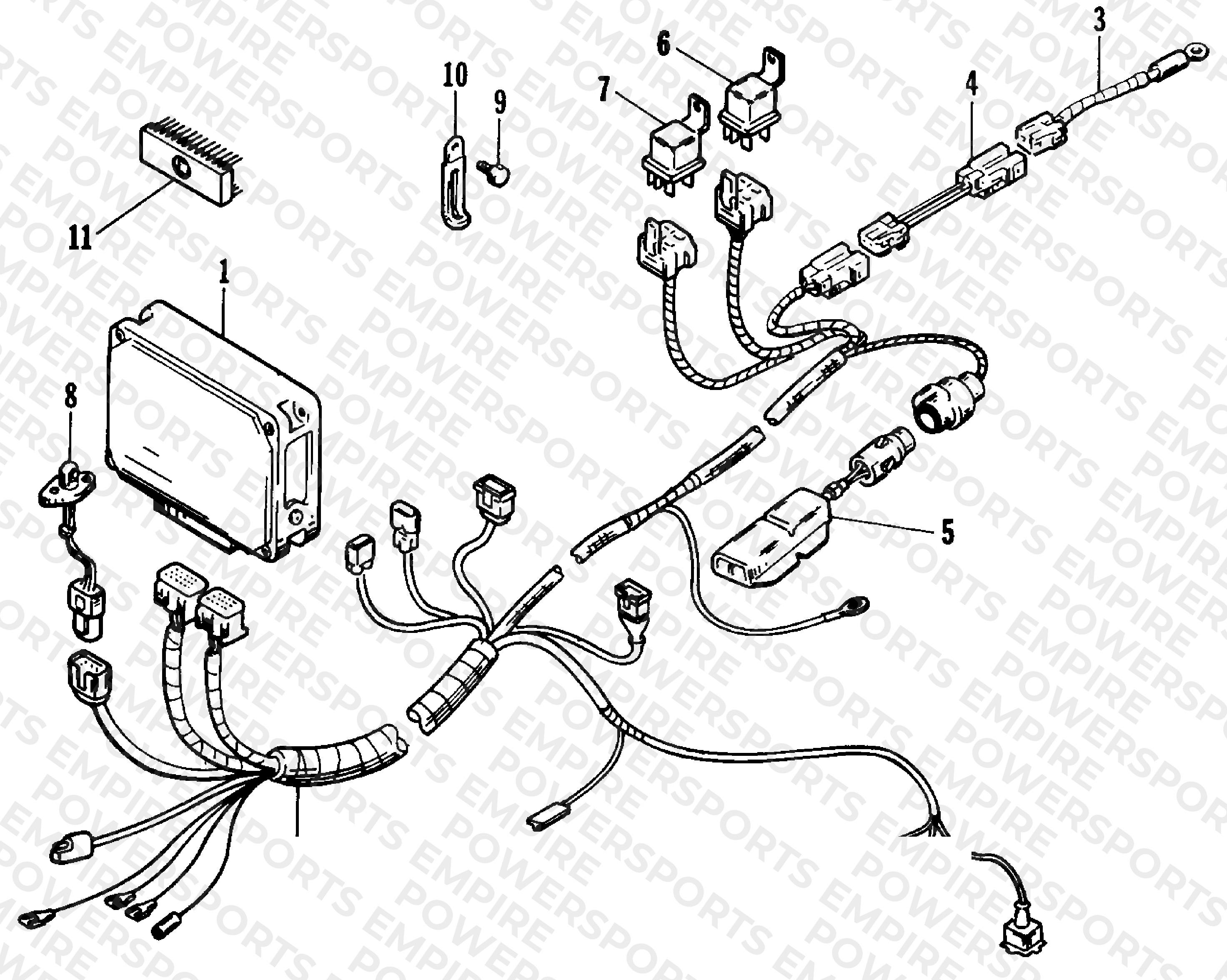 ECU AND ECU HARNESS ASSEMBLIES