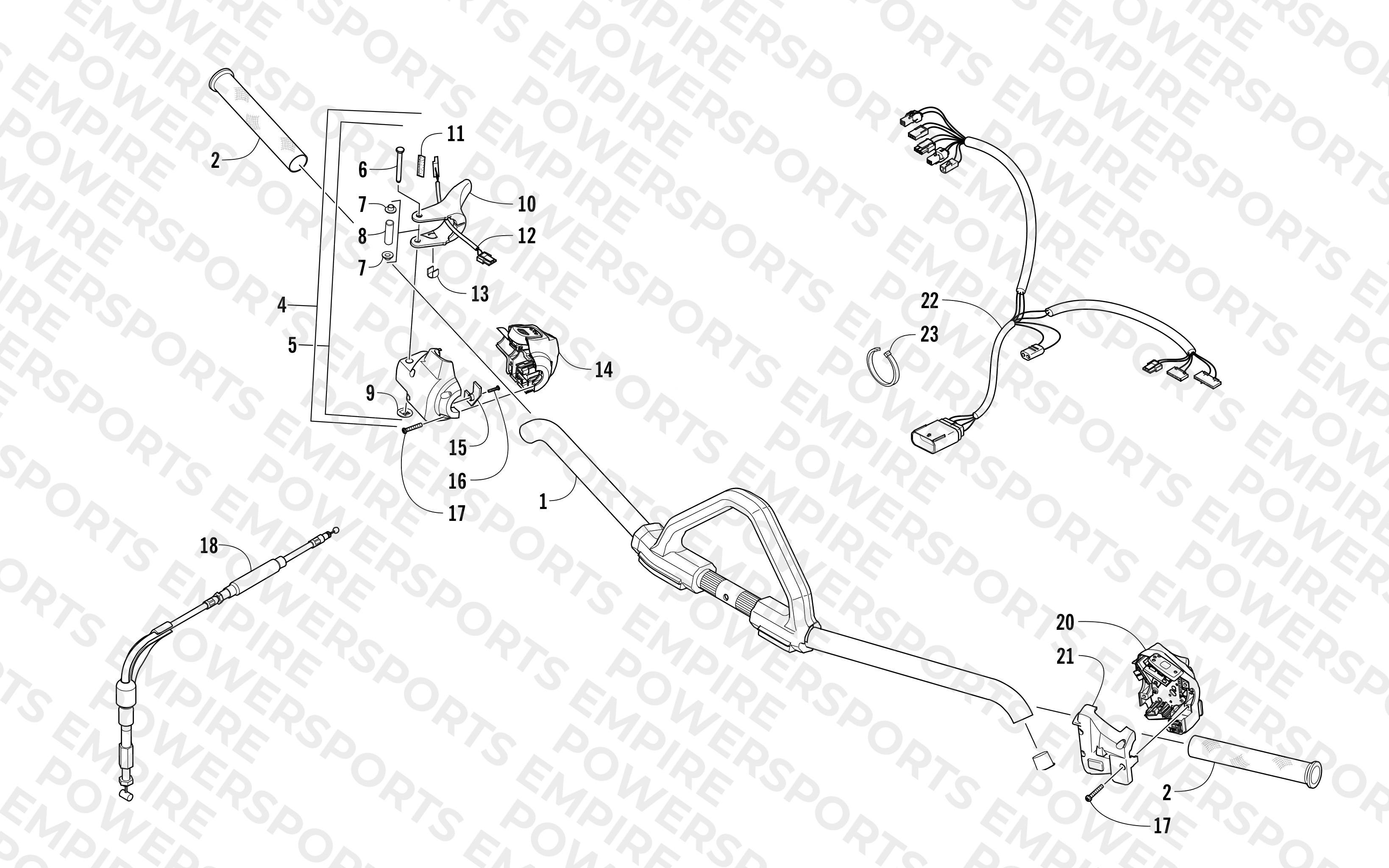 HANDLEBAR AND CONTROLS