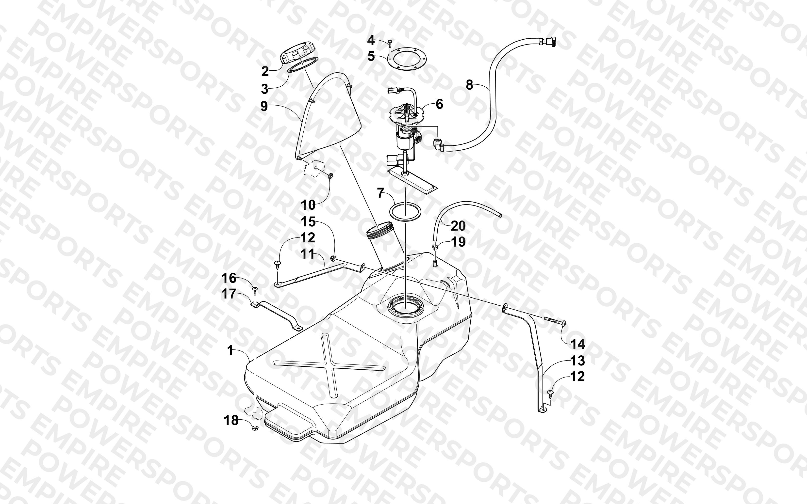 GAS TANK ASSEMBLY