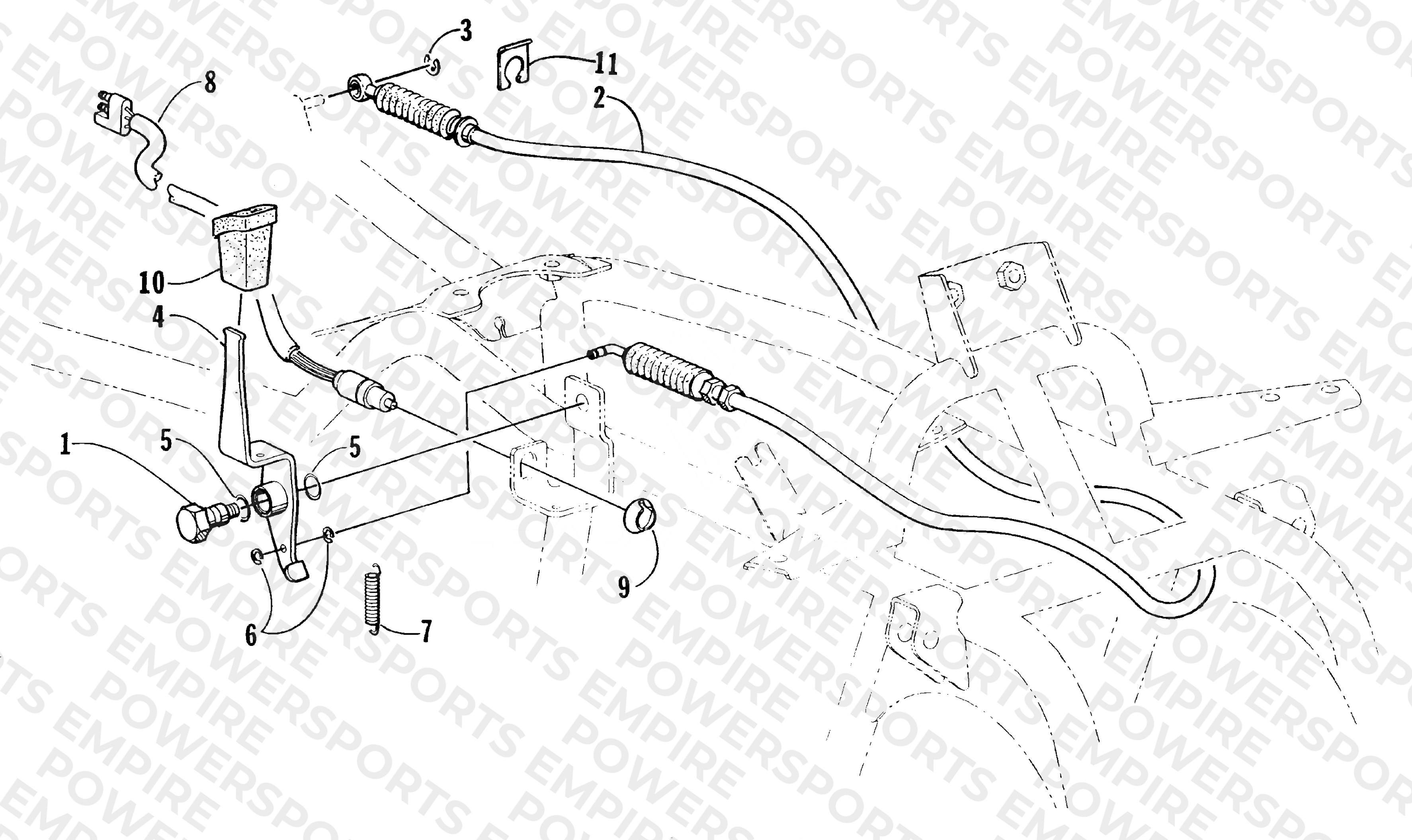 REVERSE SHIFT LEVER ASSEMBLY