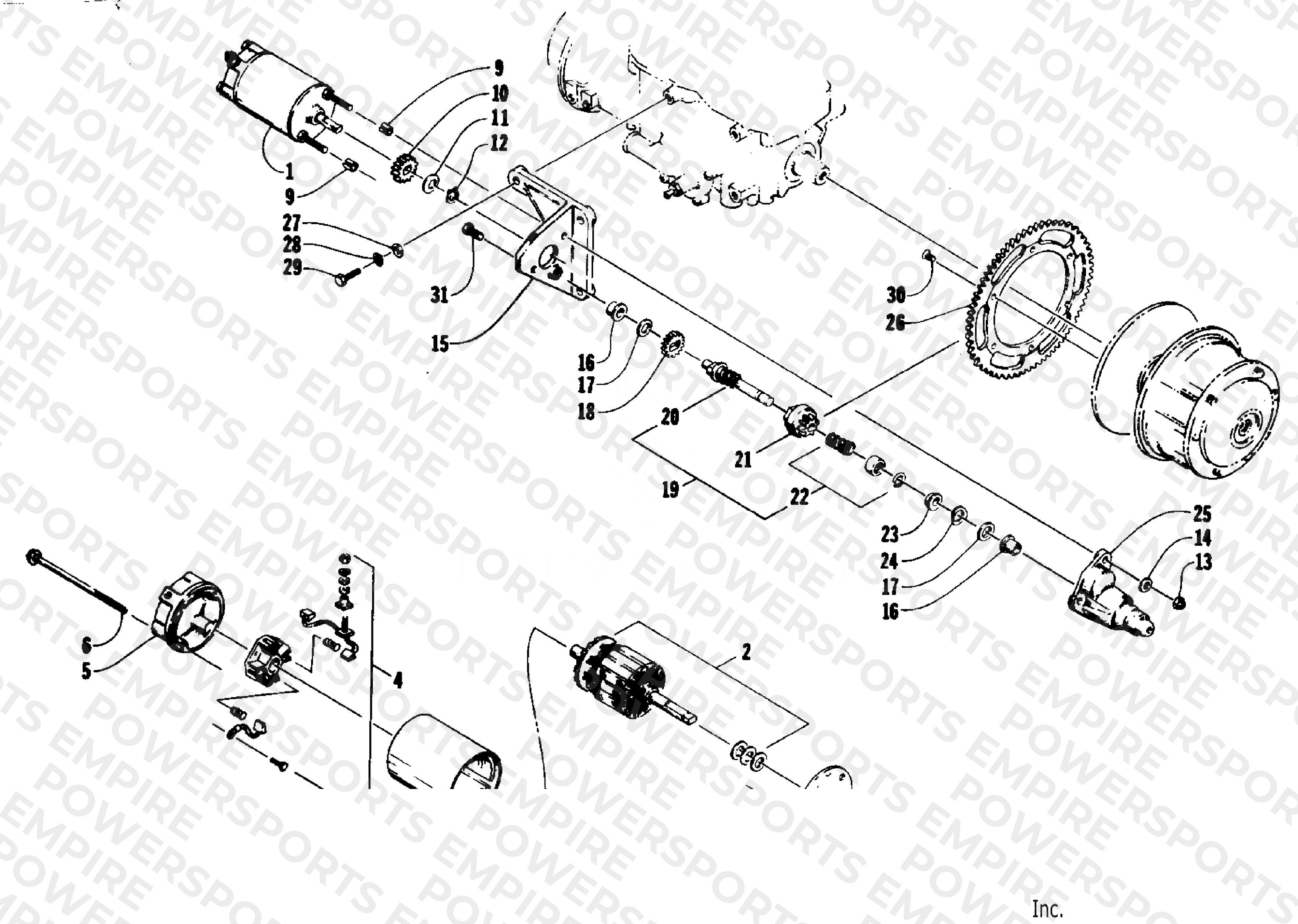 ELECTRIC START ASSEMBLY