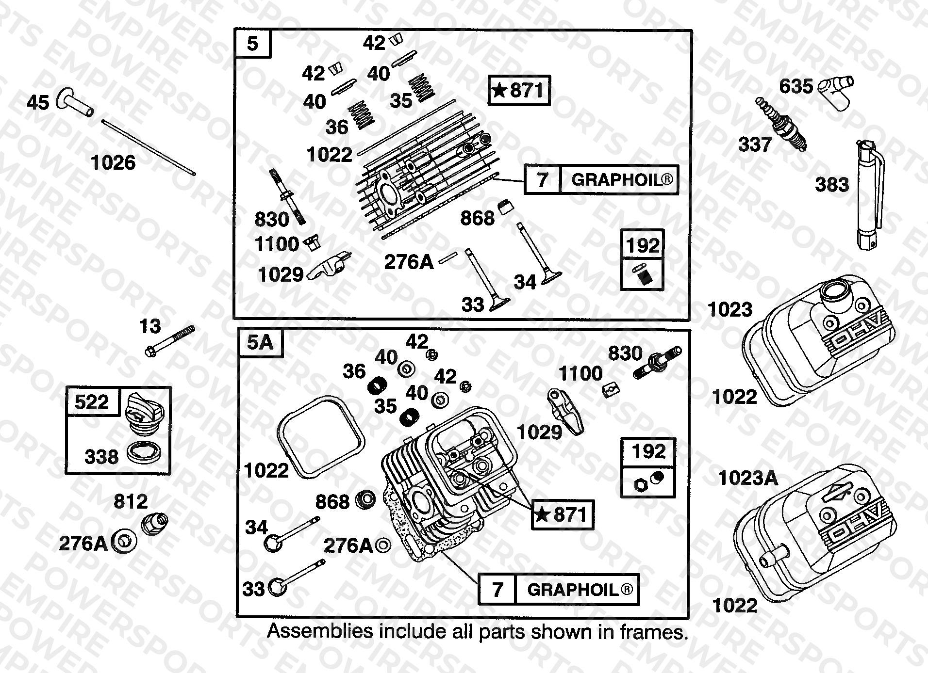 CYLINDER HEAD AND COVER ASSEMBLY