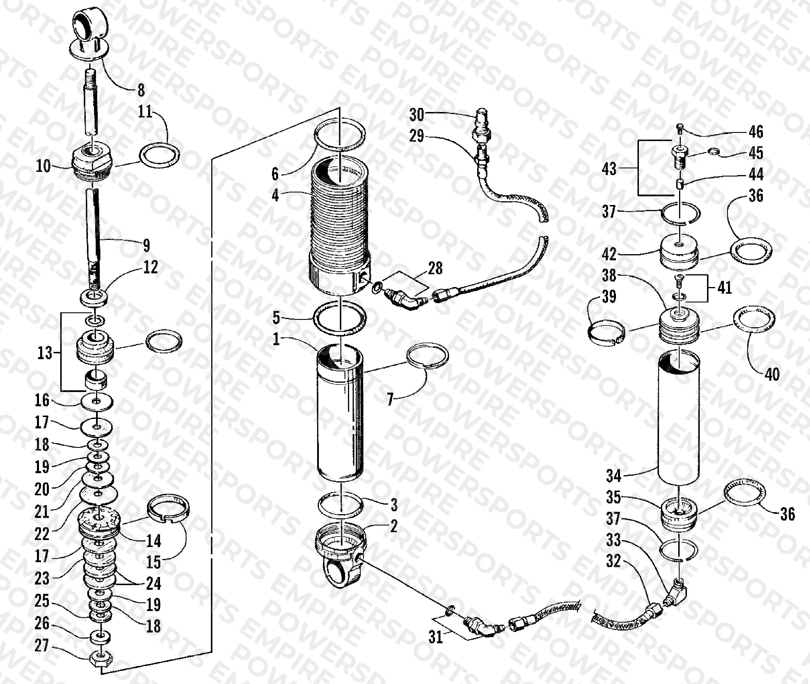 REAR SUSPENSION - FRONT ARM SHOCK ABSORBER