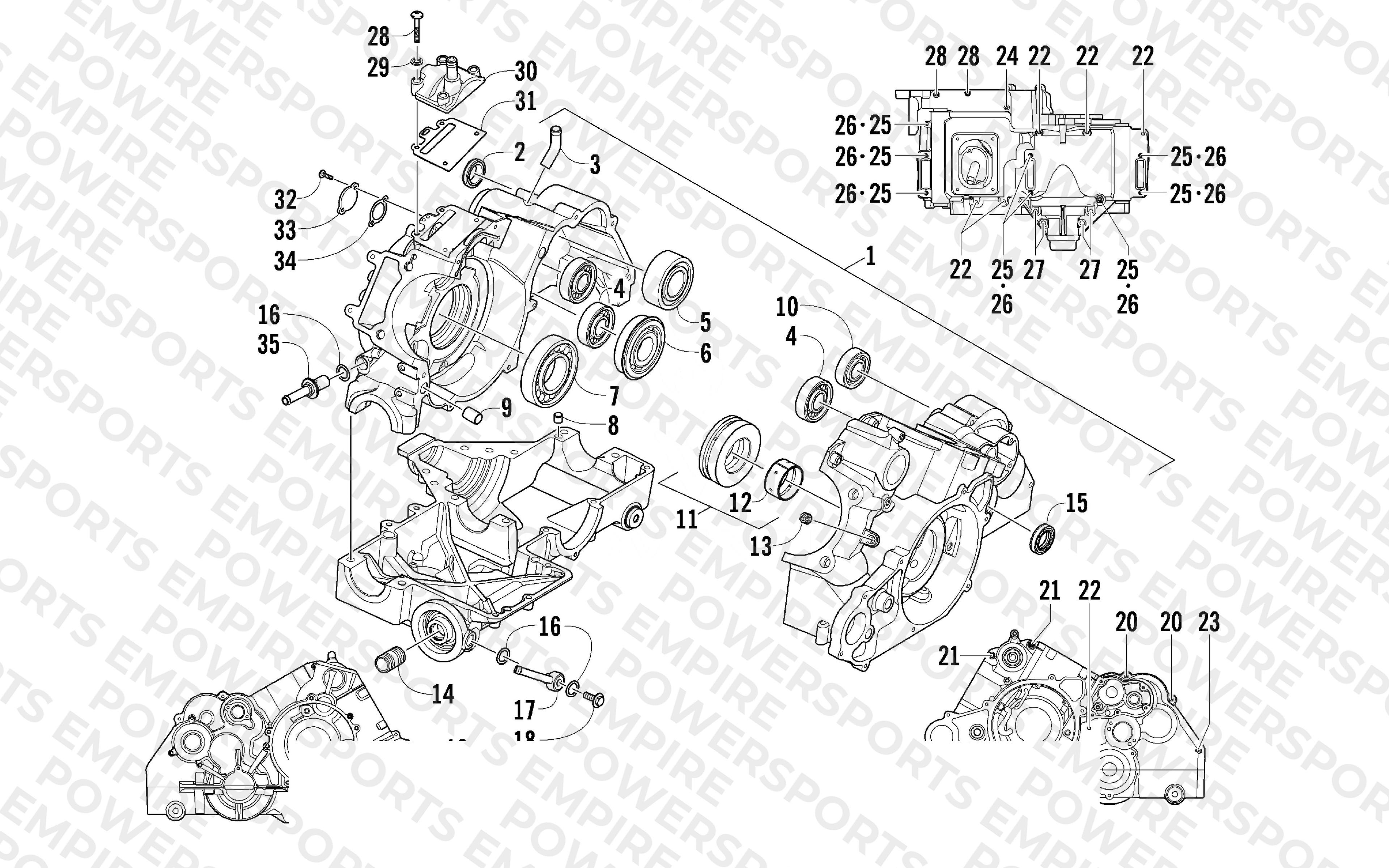 CRANKCASE ASSEMBLY