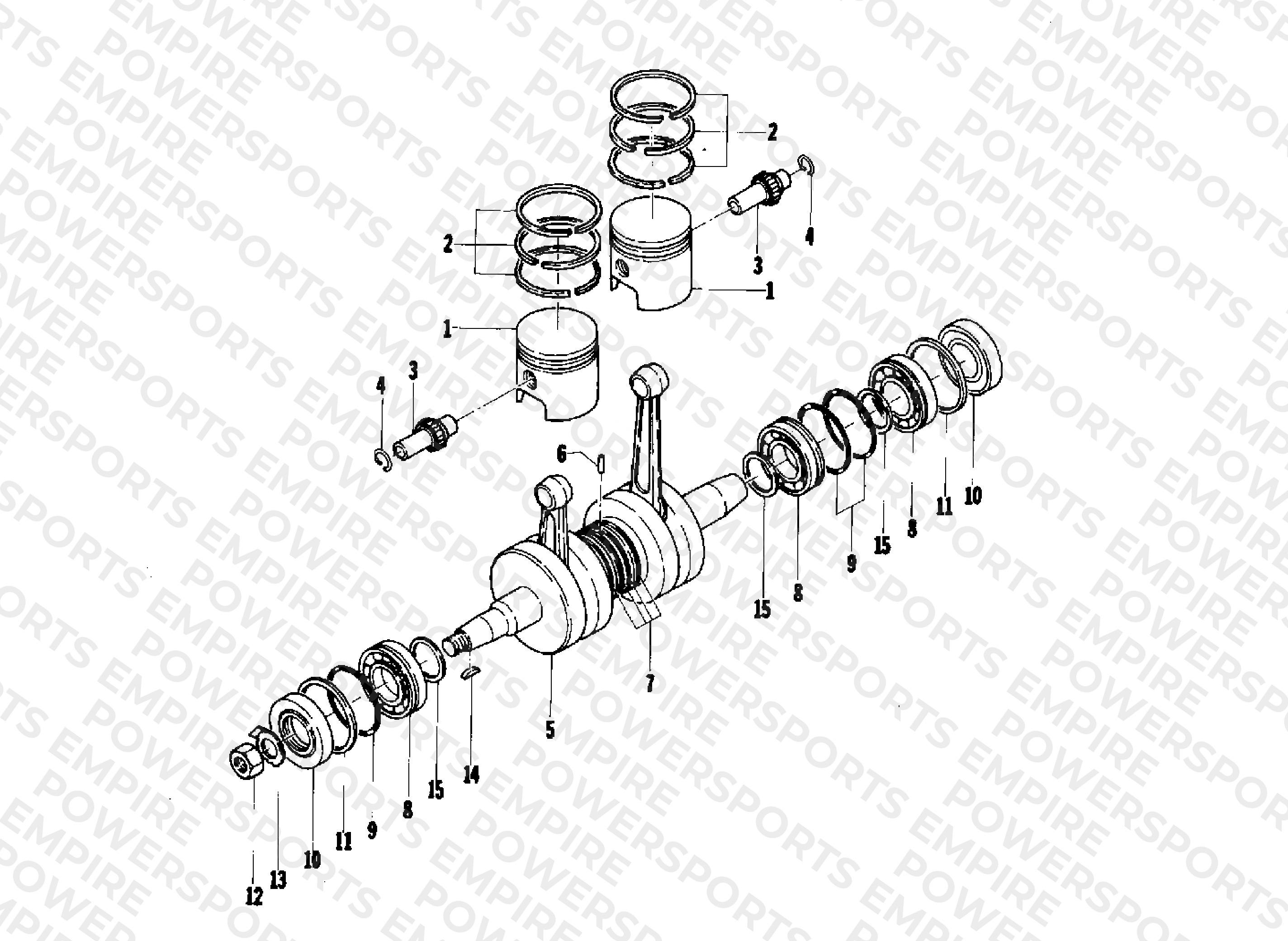 PISTON AND CRANKSHAFT