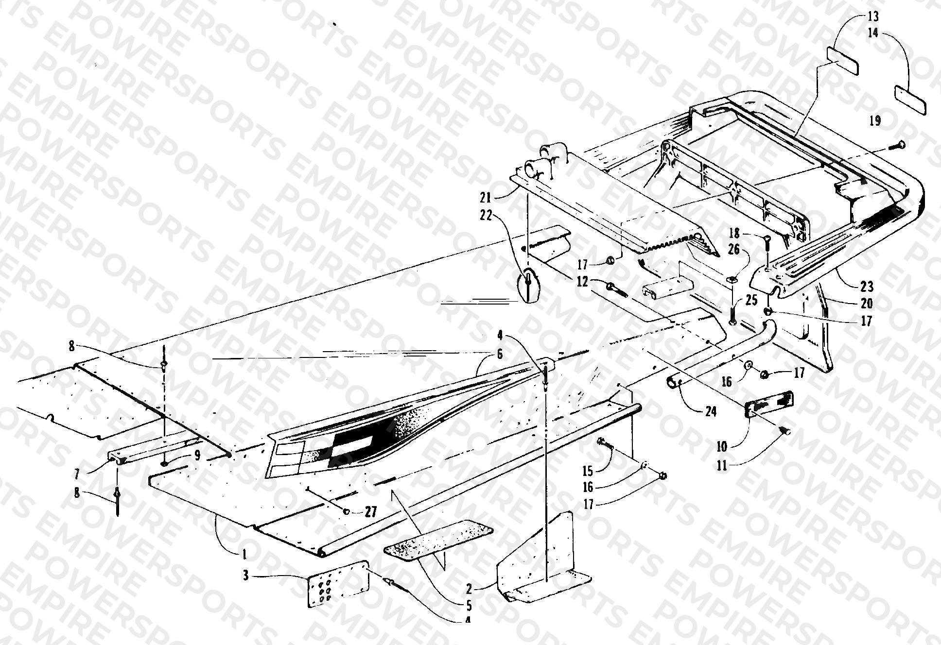 TUNNEL AND REAR BUMPER