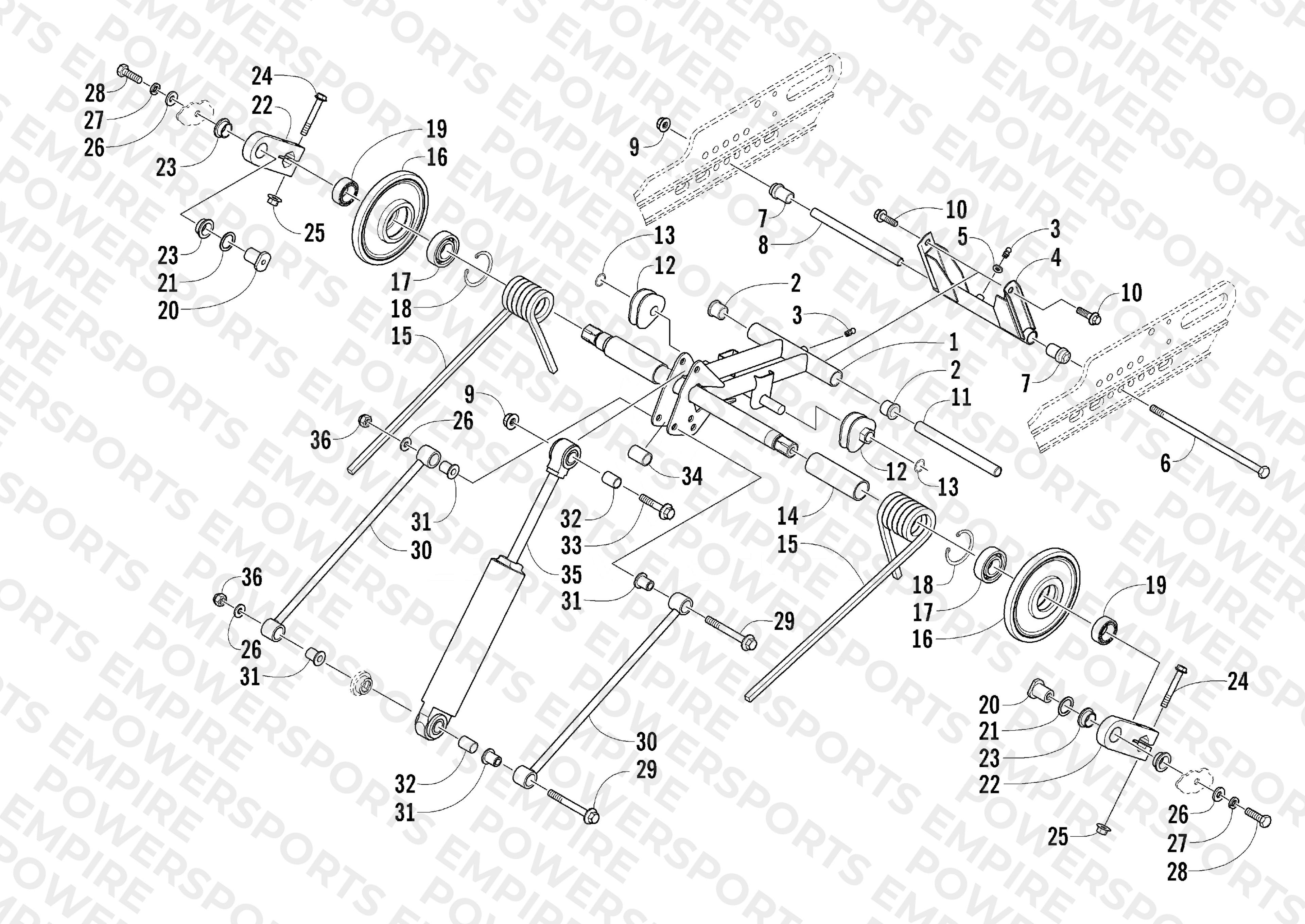 REAR SUSPENSION REAR ARM ASSEMBLY