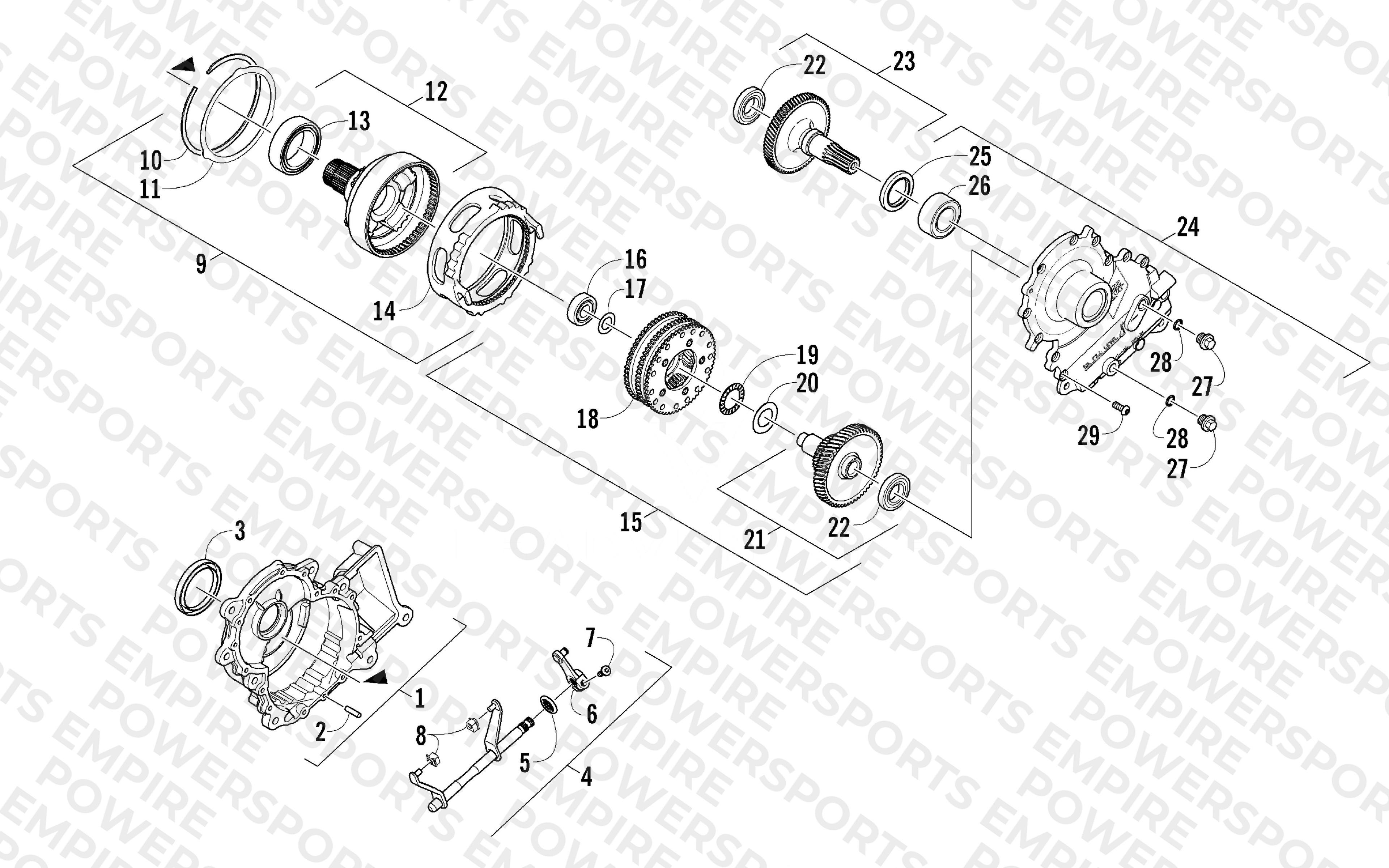 GEARCASE ASSEMBLY