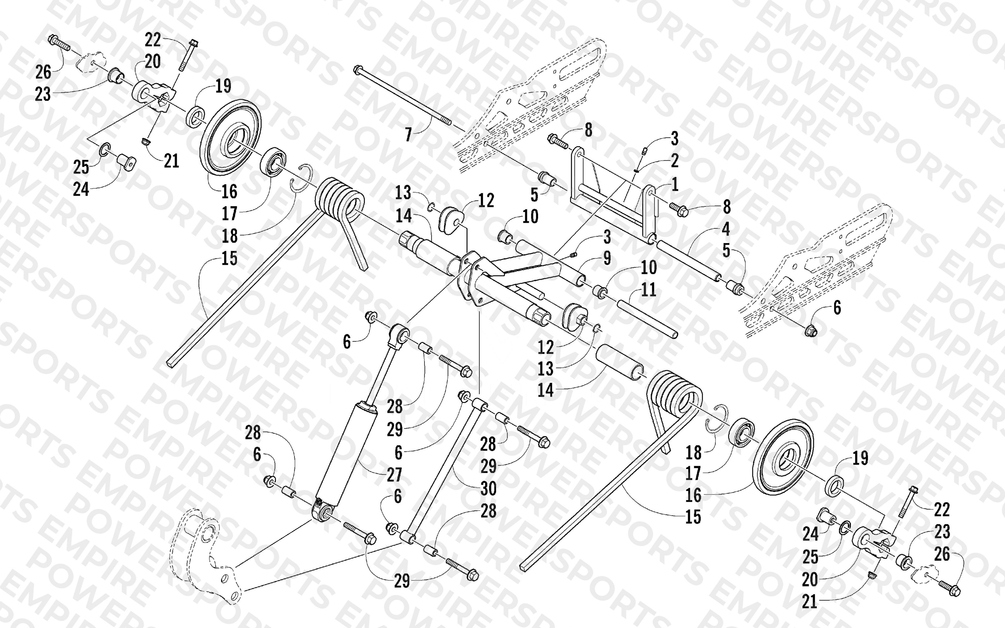 REAR SUSPENSION REAR ARM ASSEMBLY