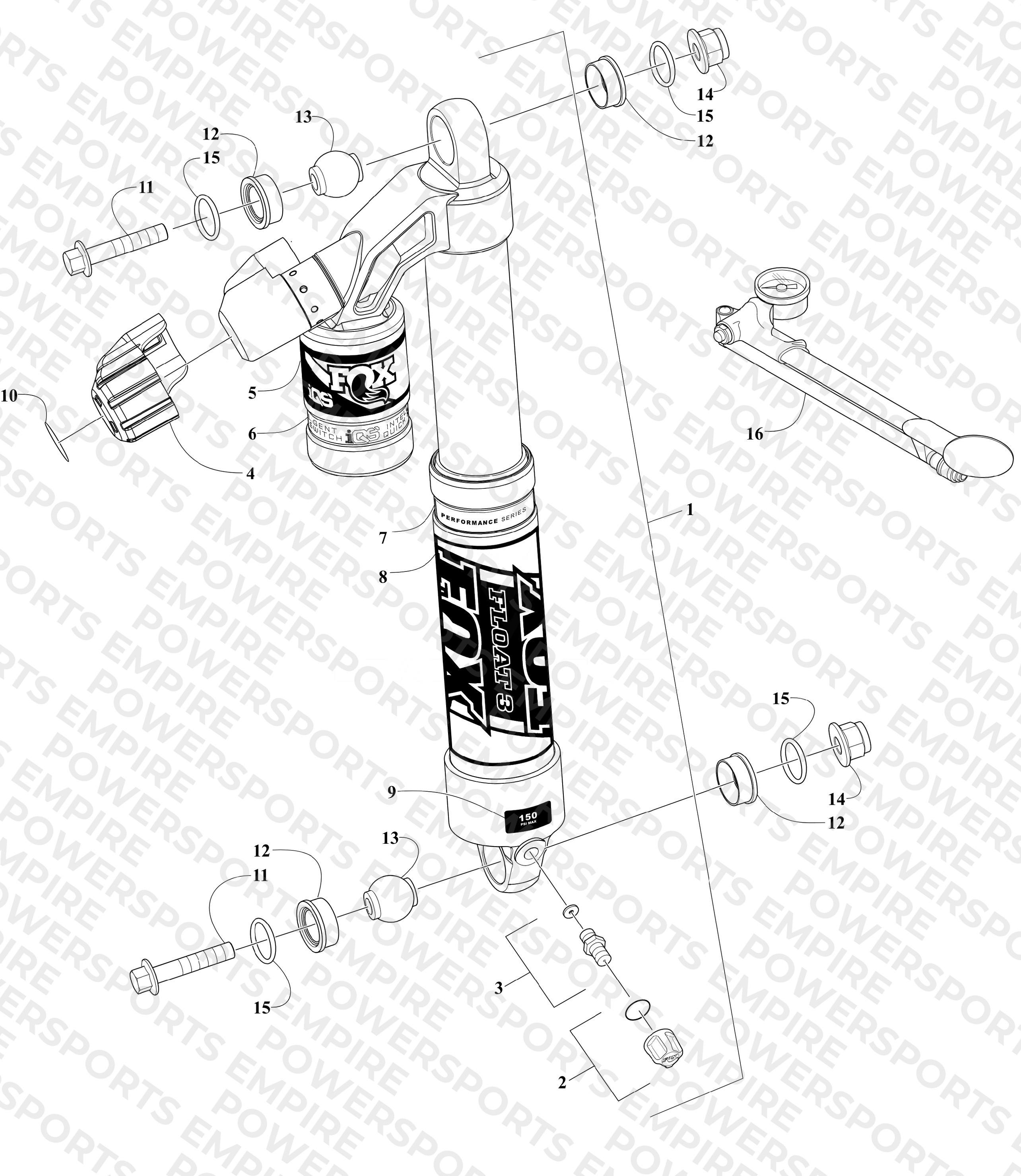 FRONT SUSPENSION SHOCK ABSORBER ASSEMBLY