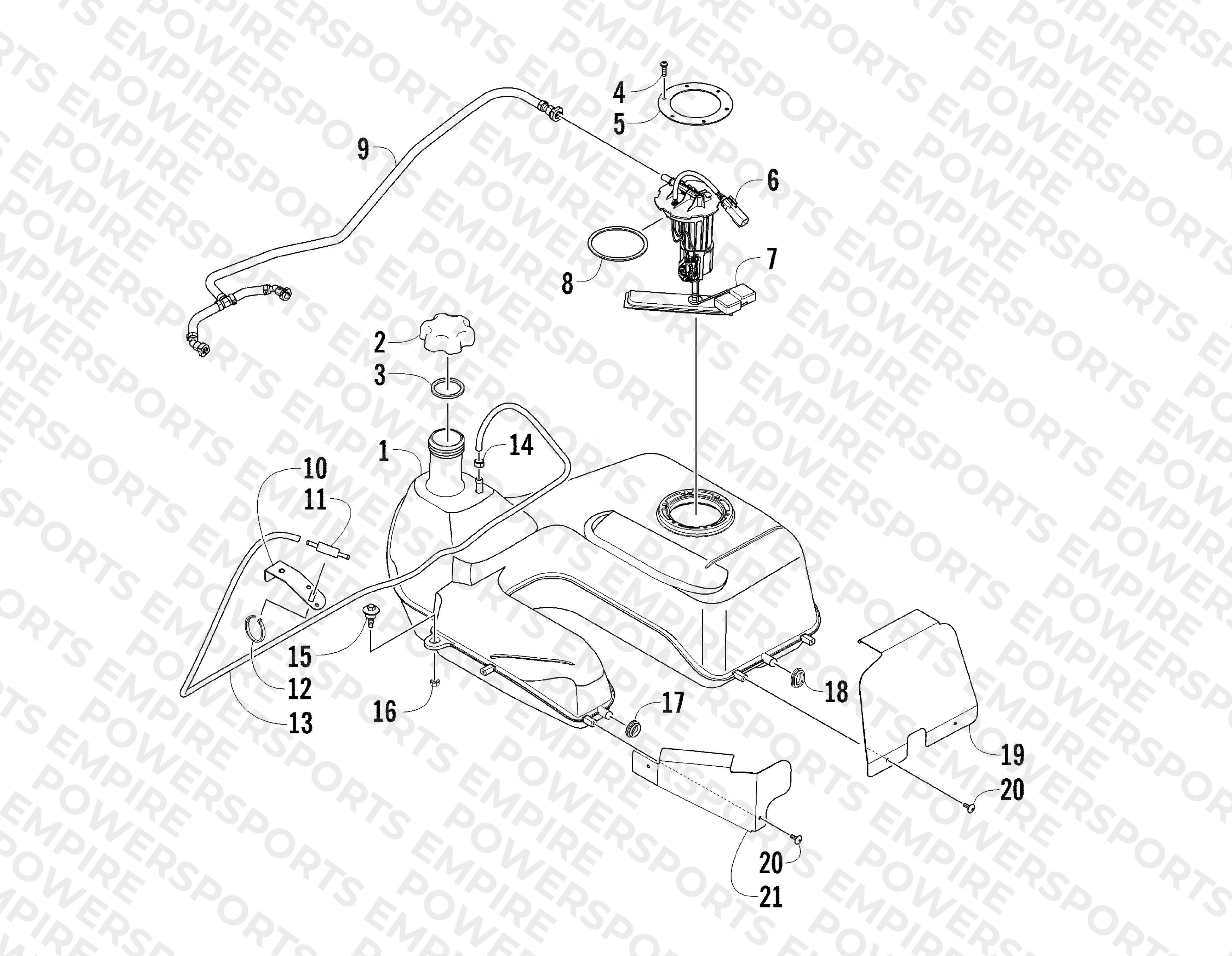 GAS TANK ASSEMBLY