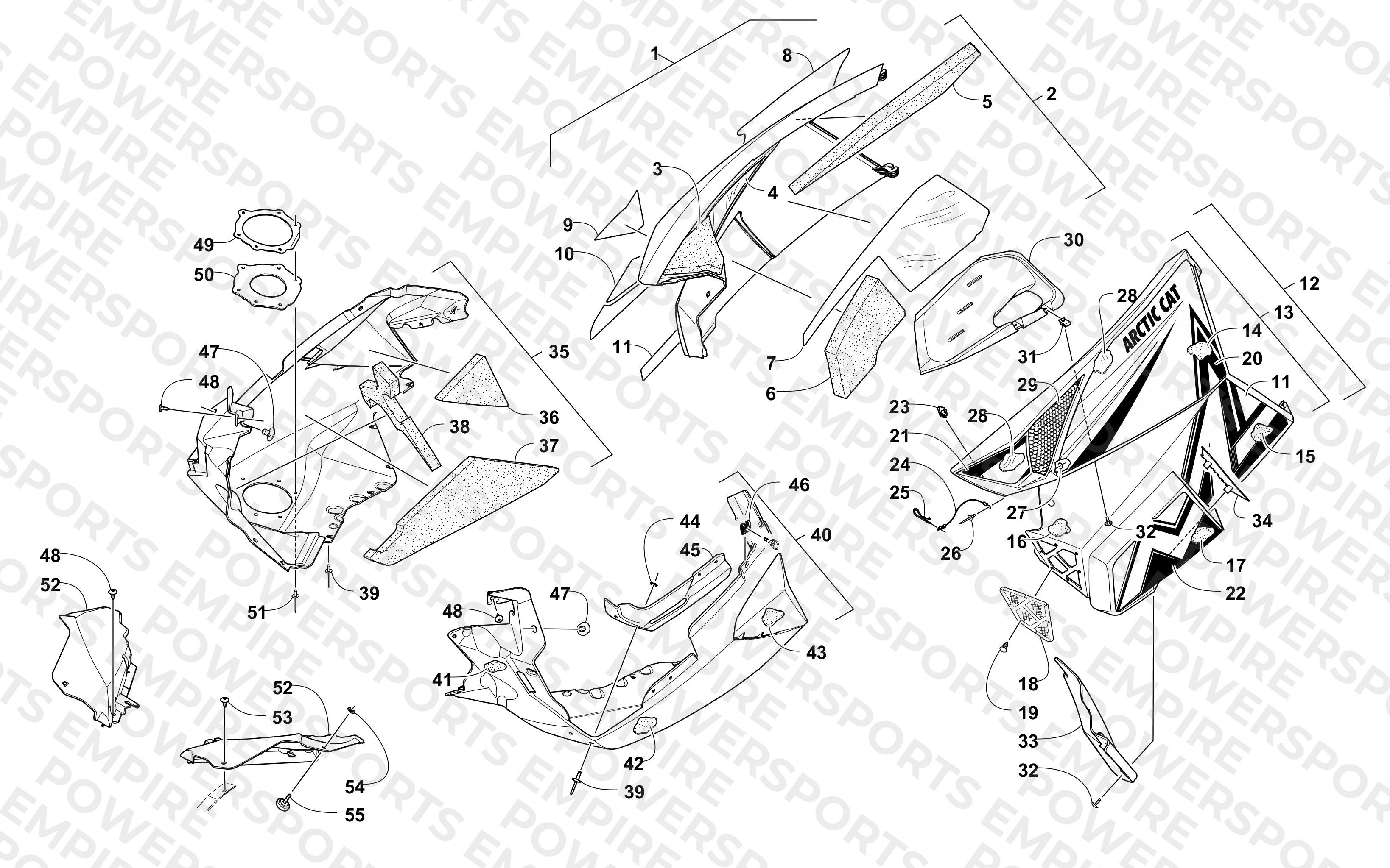 SKID PLATE AND SIDE PANEL ASSEMBLY