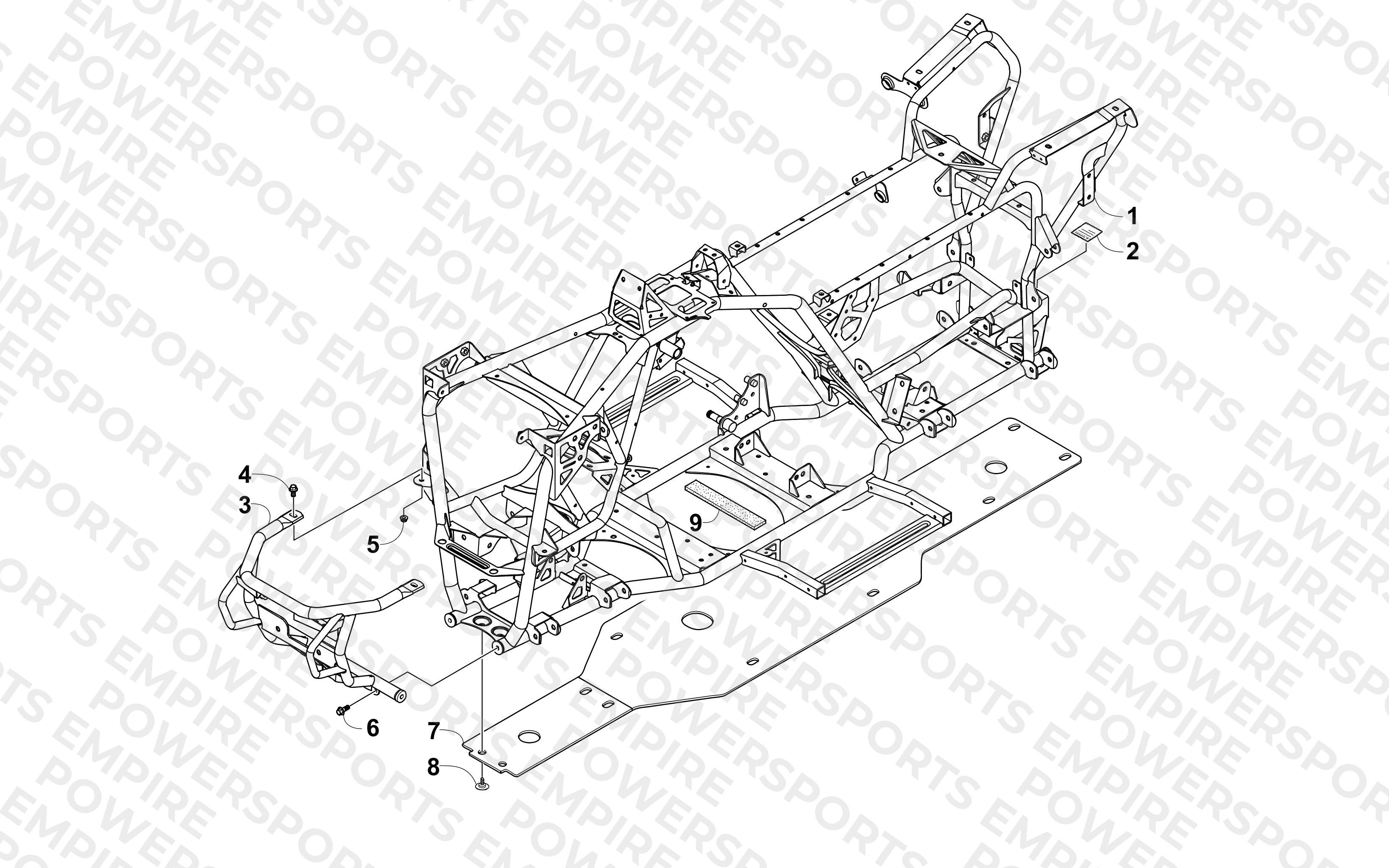 FRAME AND RELATED PARTS