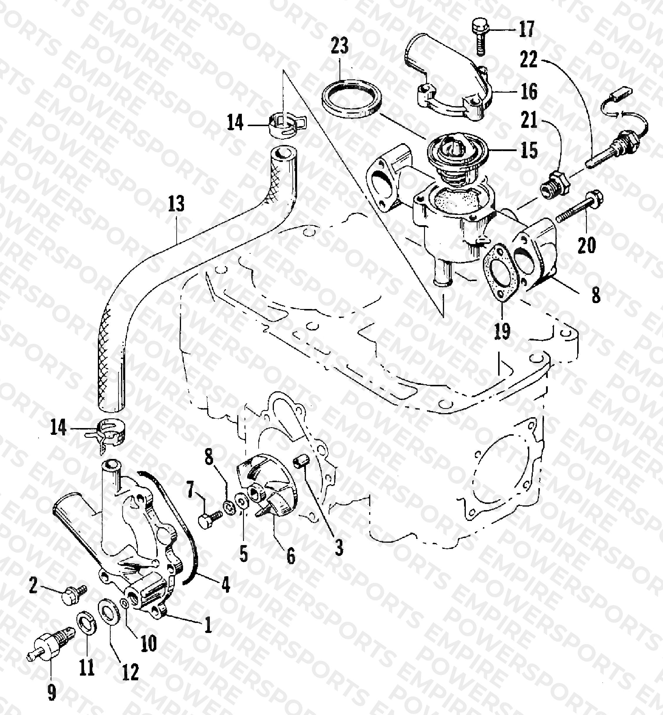WATER PUMP/WATER MANIFOLD