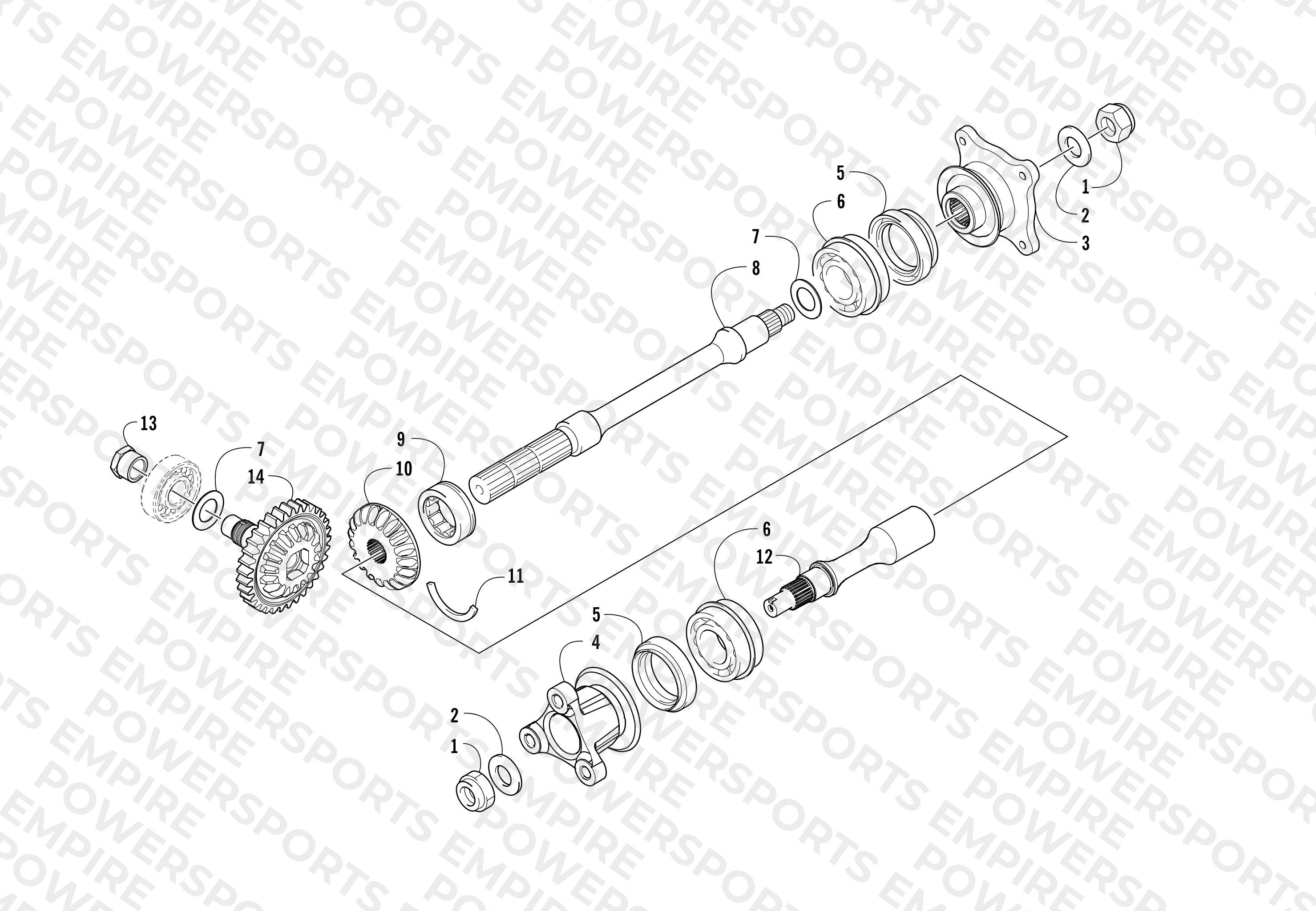 SECONDARY DRIVE ASSEMBLY