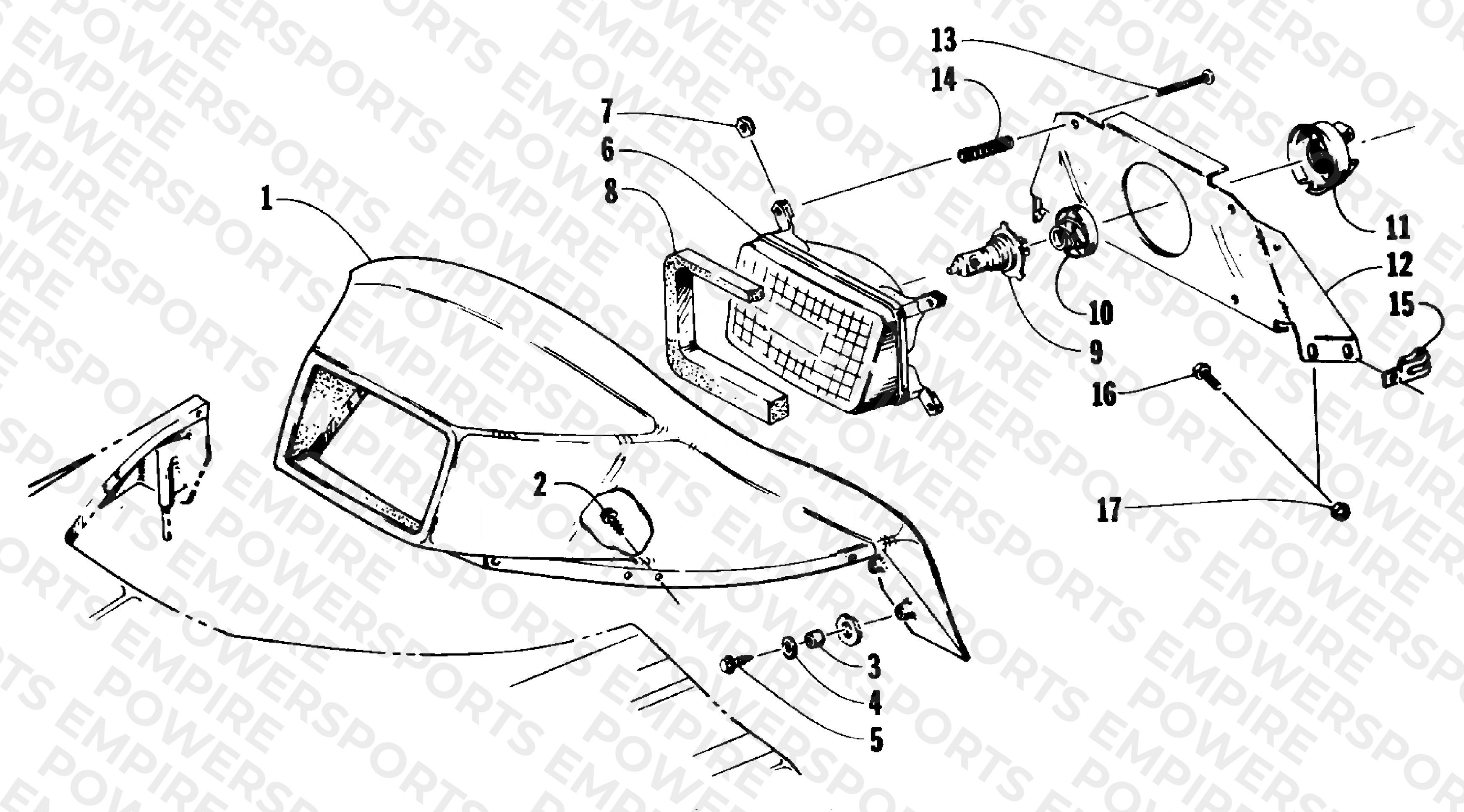 HEADLIGHT AND POD ASSEMBLIES