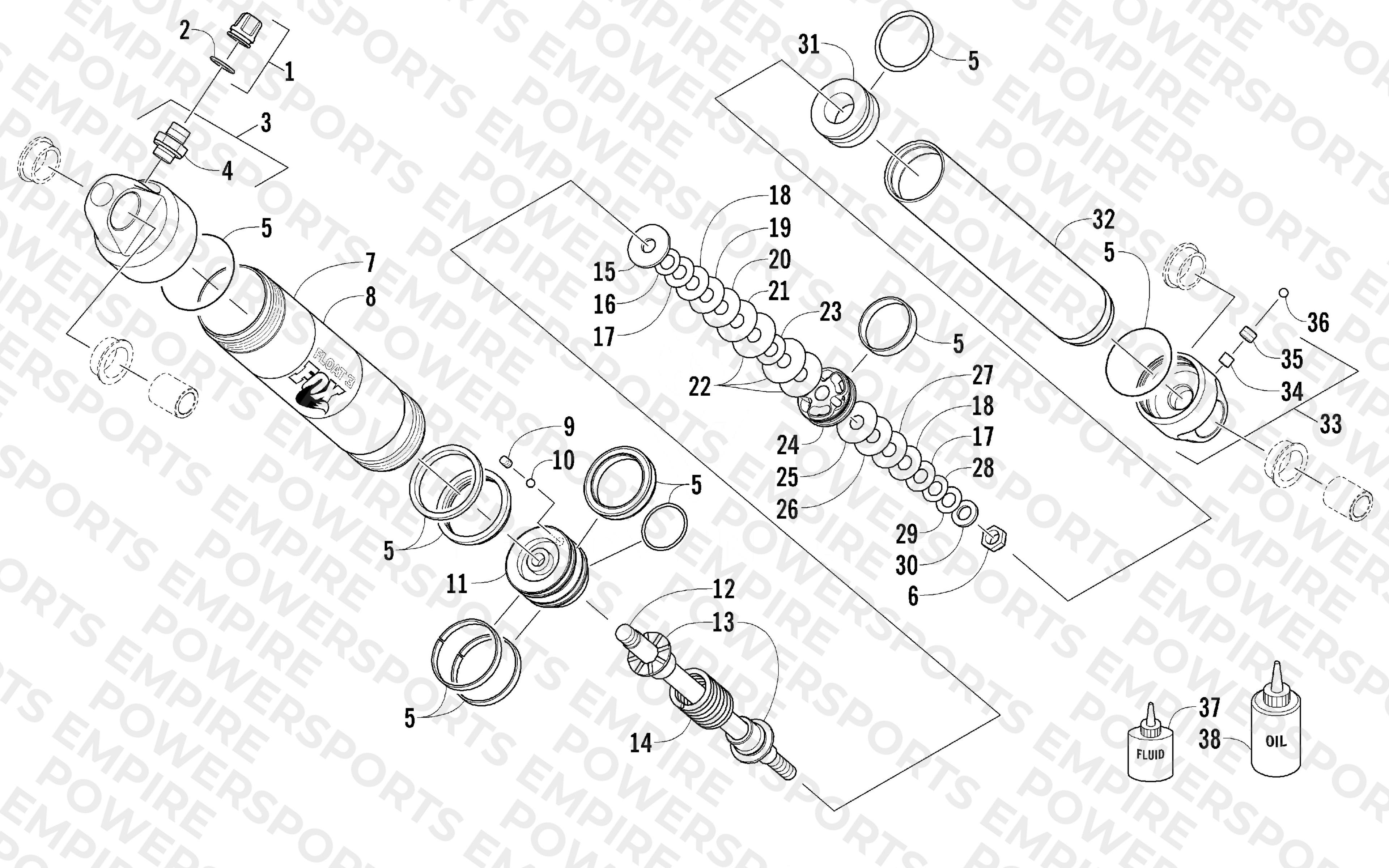 FRONT SUSPENSION SHOCK ABSORBER