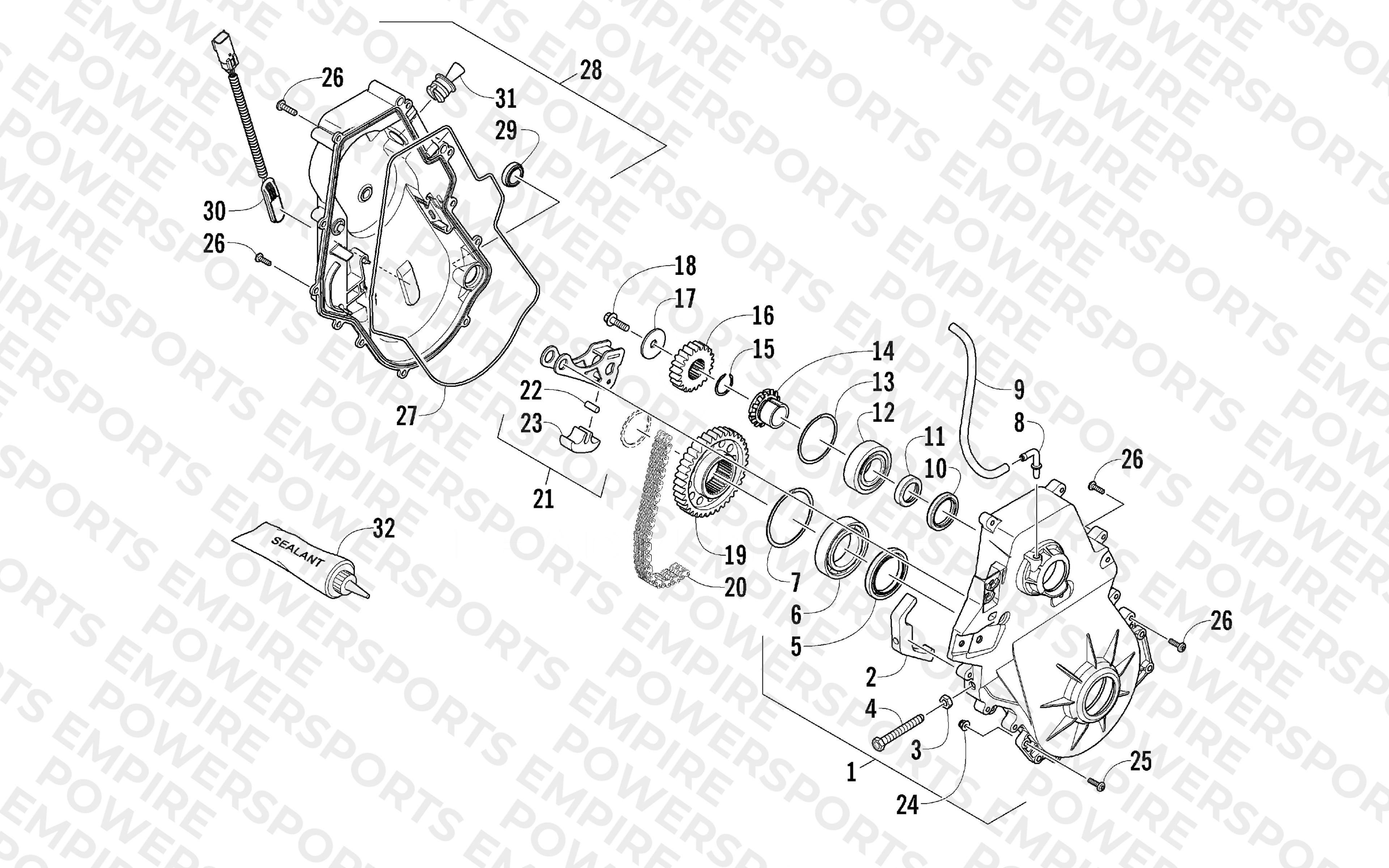 CHAIN CASE ASSEMBLY
