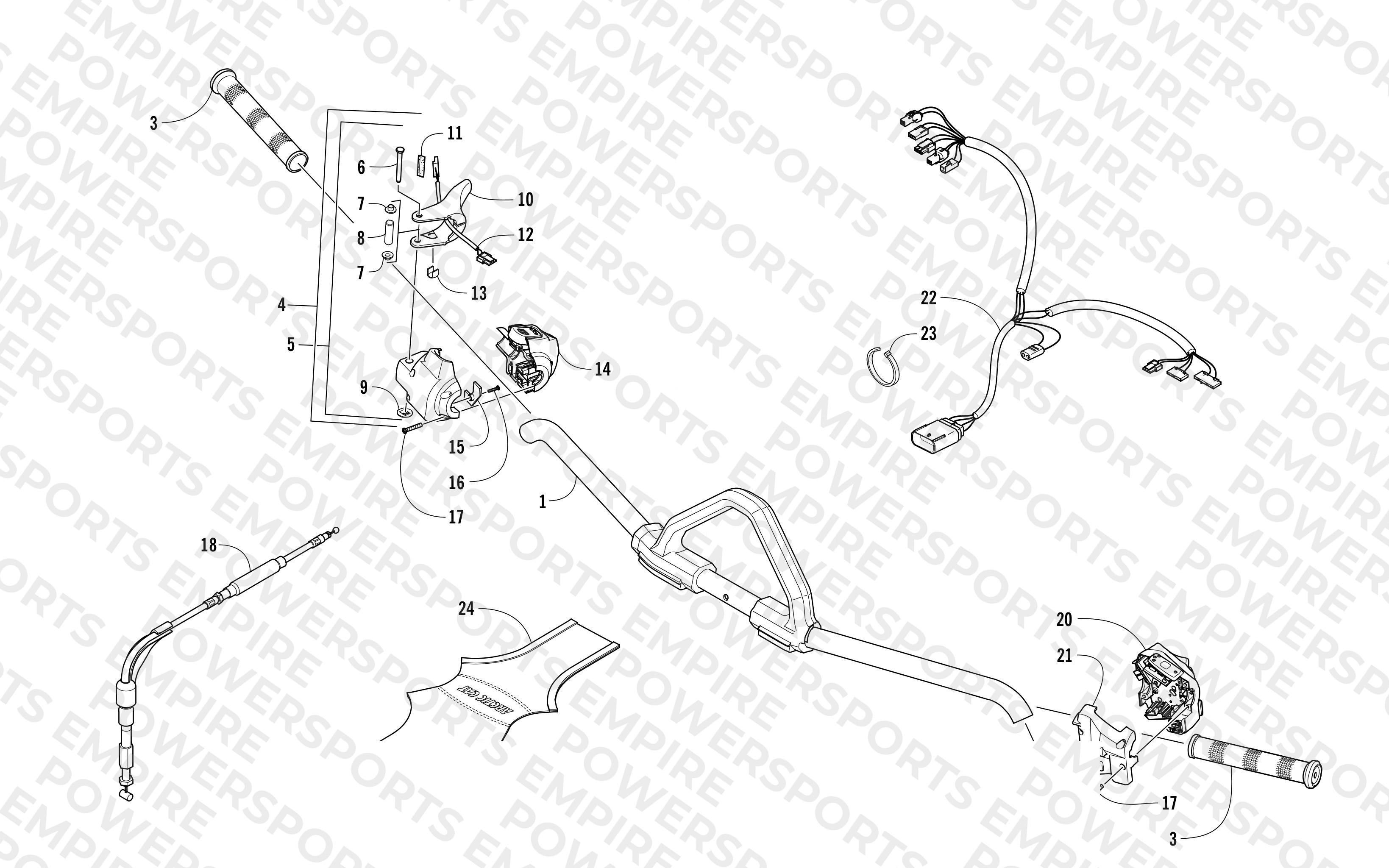 HANDLEBAR AND CONTROLS