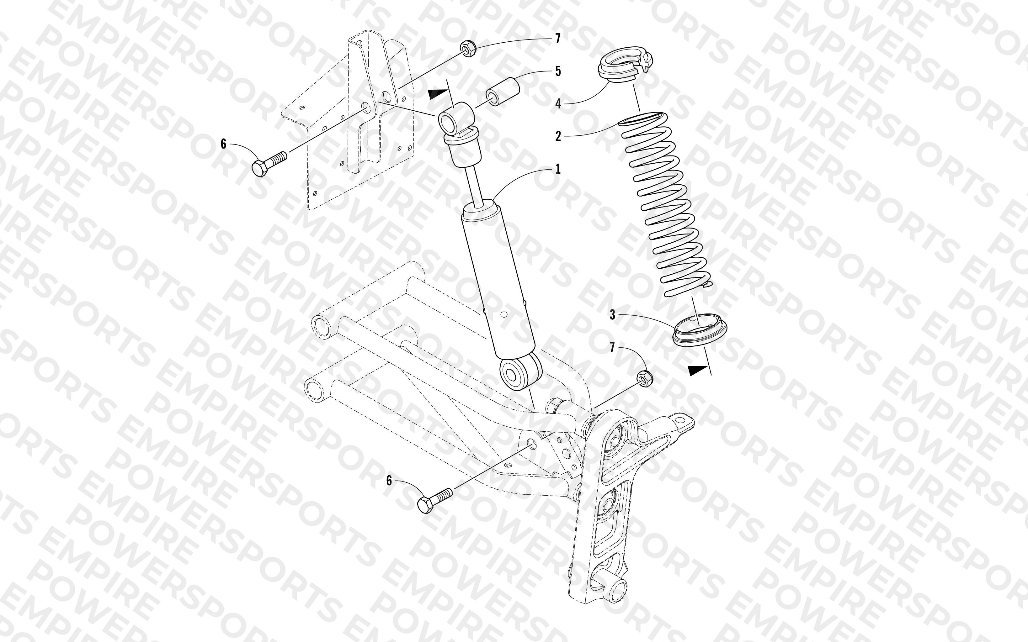 FRONT SUSPENSION SHOCK ABSORBER ASSEMBLY