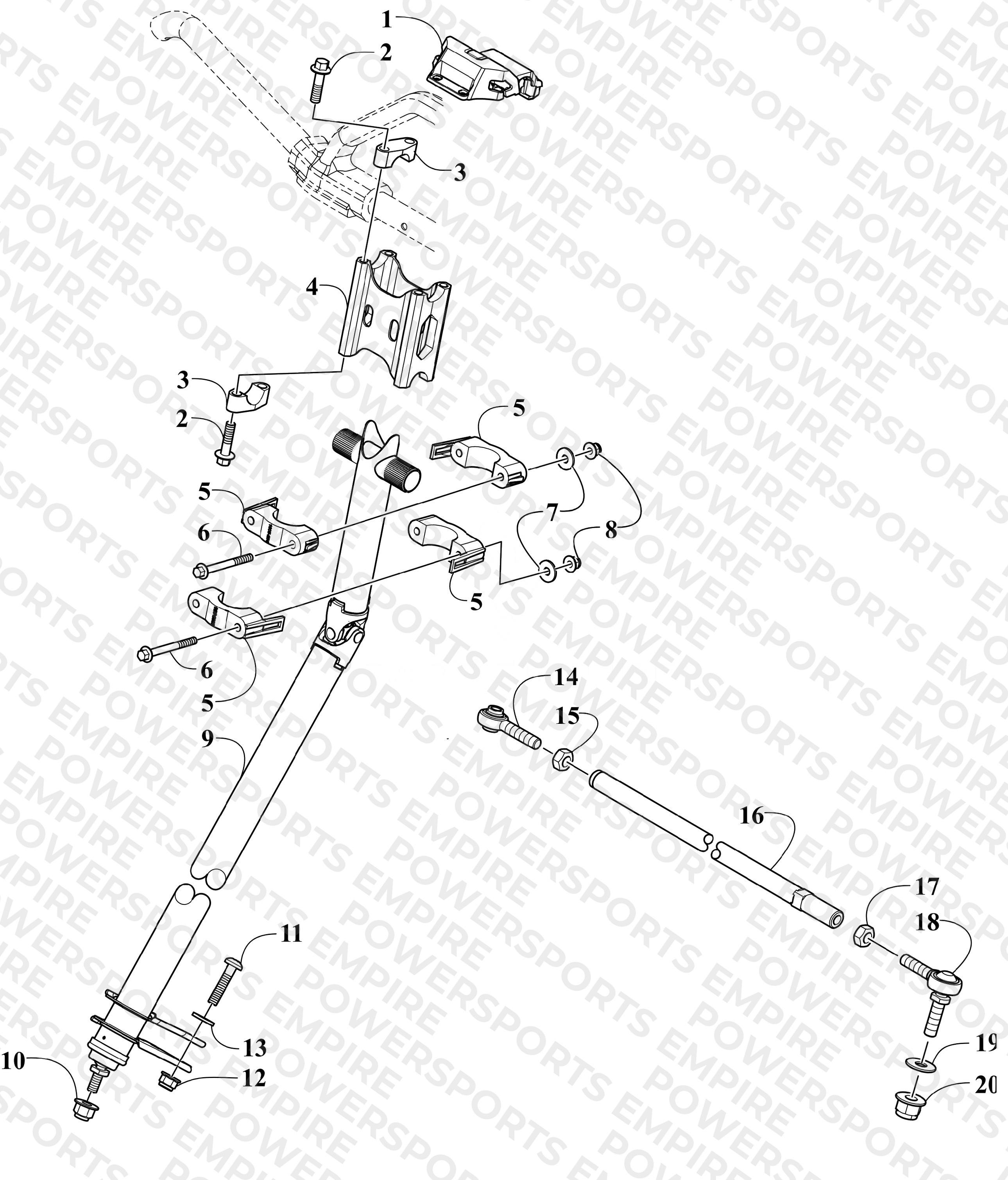 STEERING POST ASSEMBLY