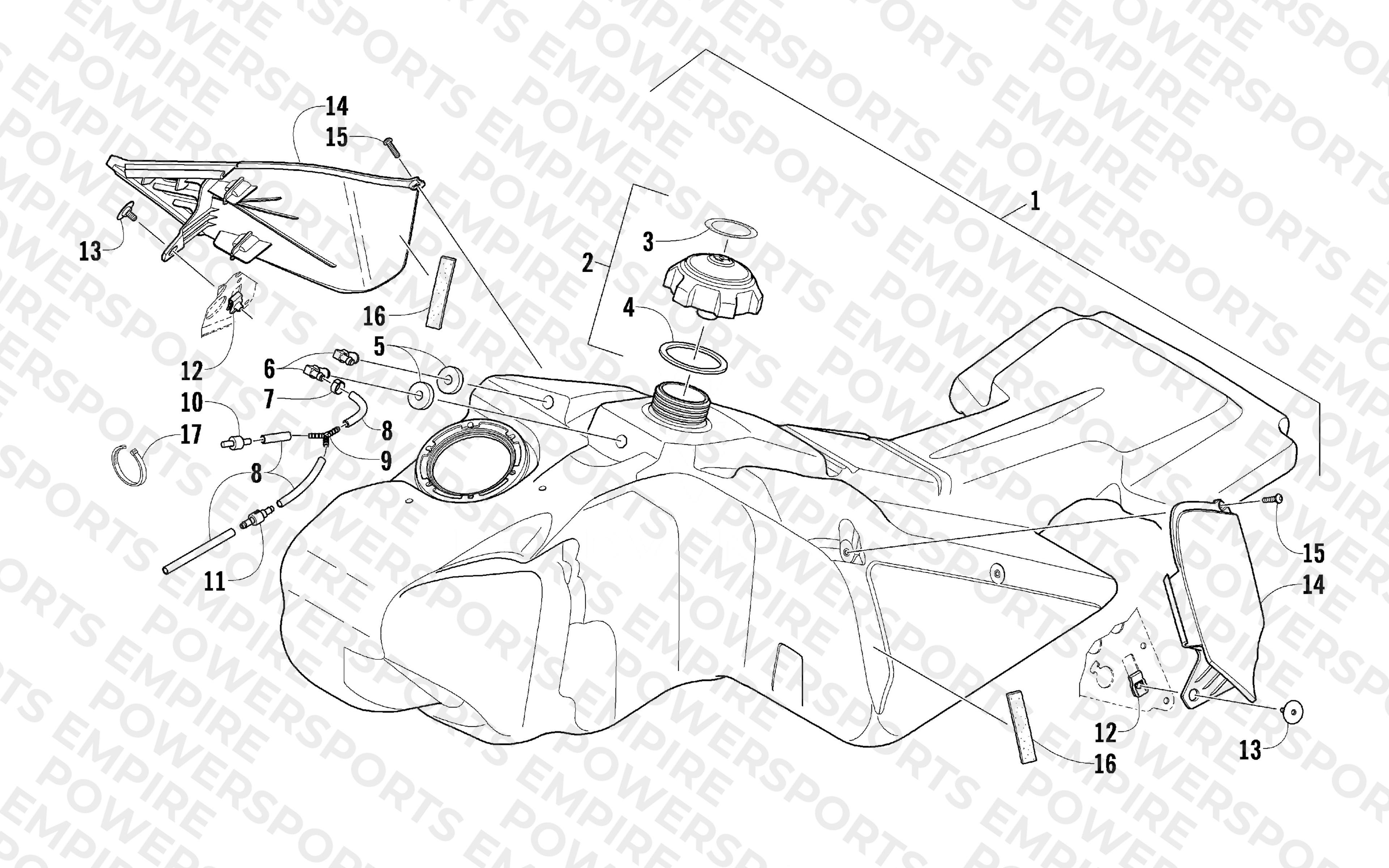 GAS TANK ASSEMBLY