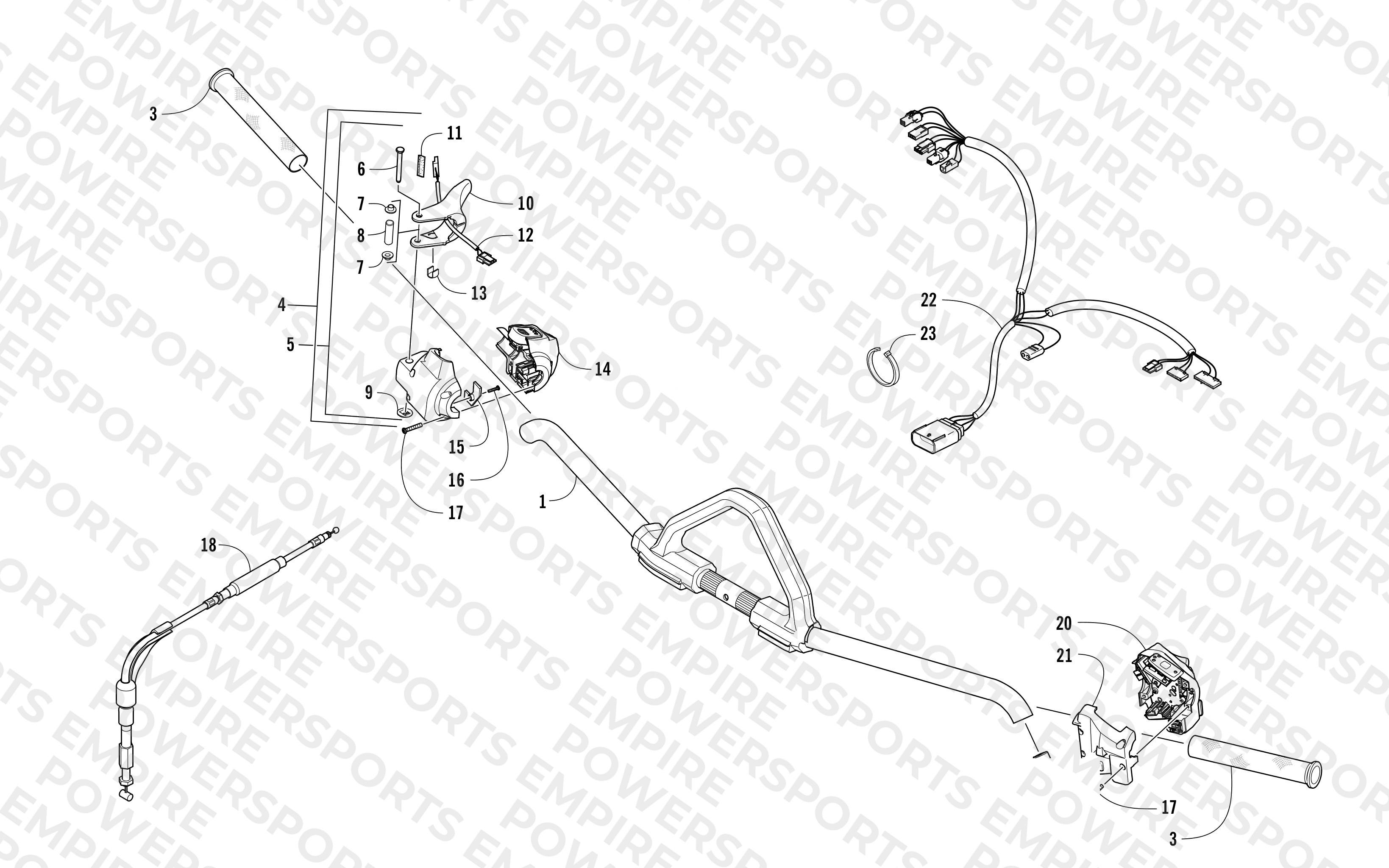 HANDLEBAR AND CONTROLS
