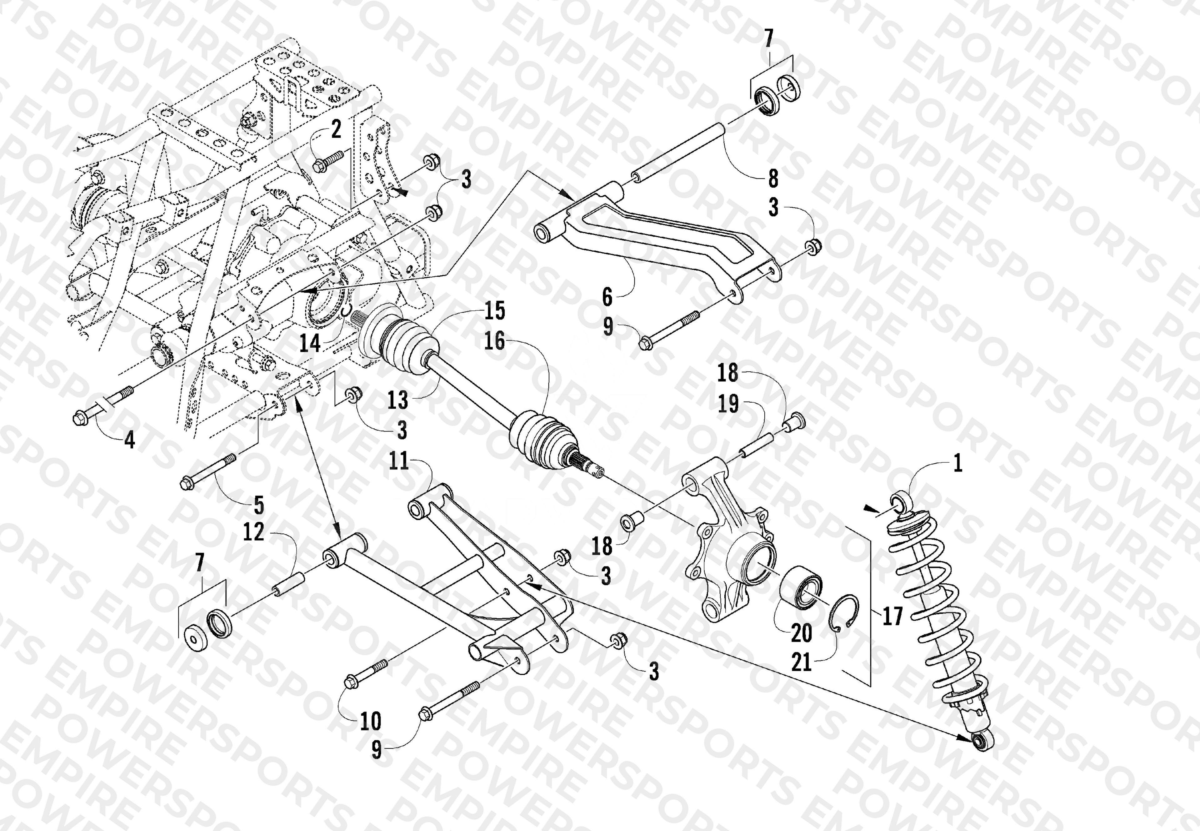 REAR SUSPENSION ASSEMBLY