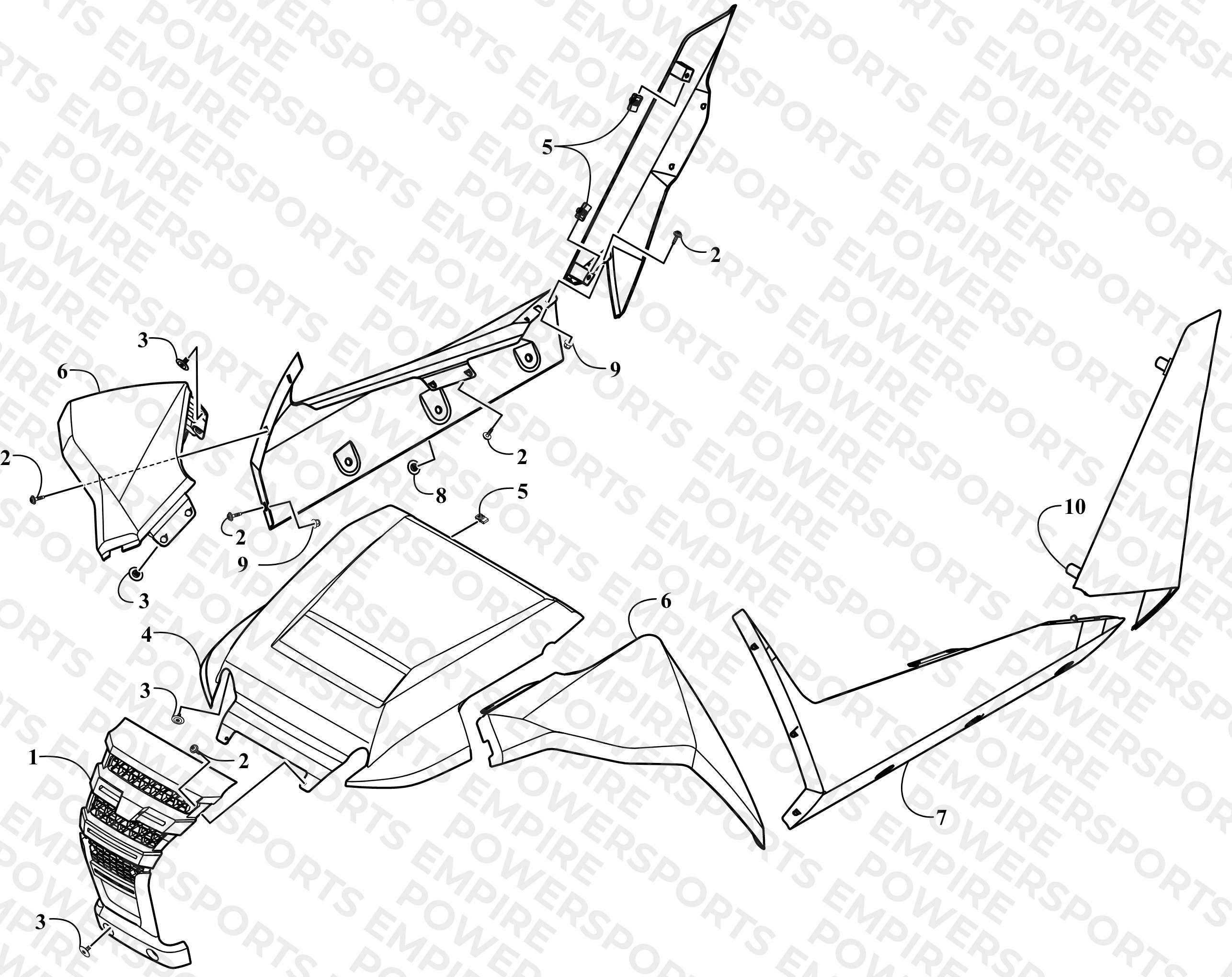 FRONT AND SIDE PANEL ASSEMBLIES