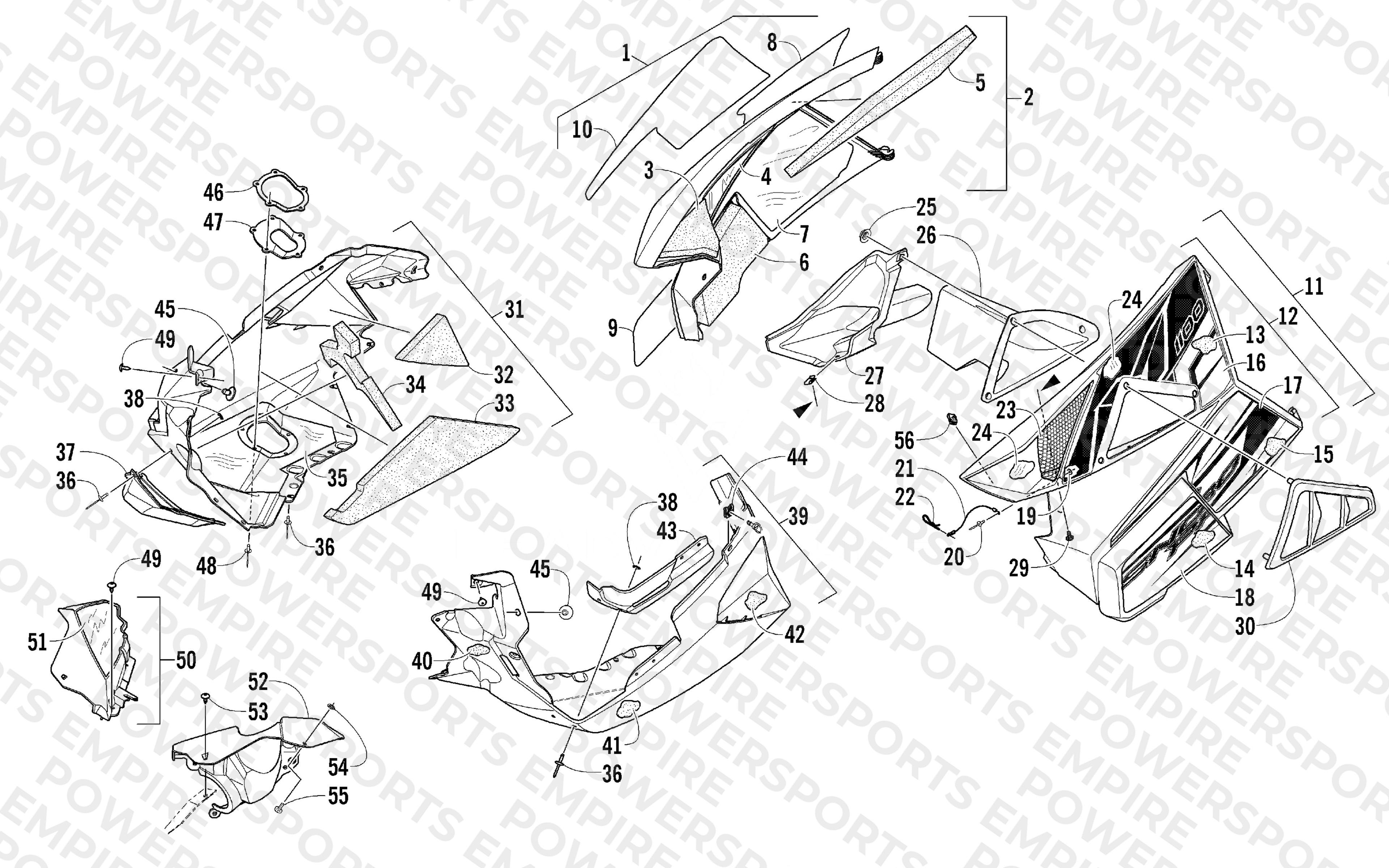 SKID PLATE AND SIDE PANEL ASSEMBLY