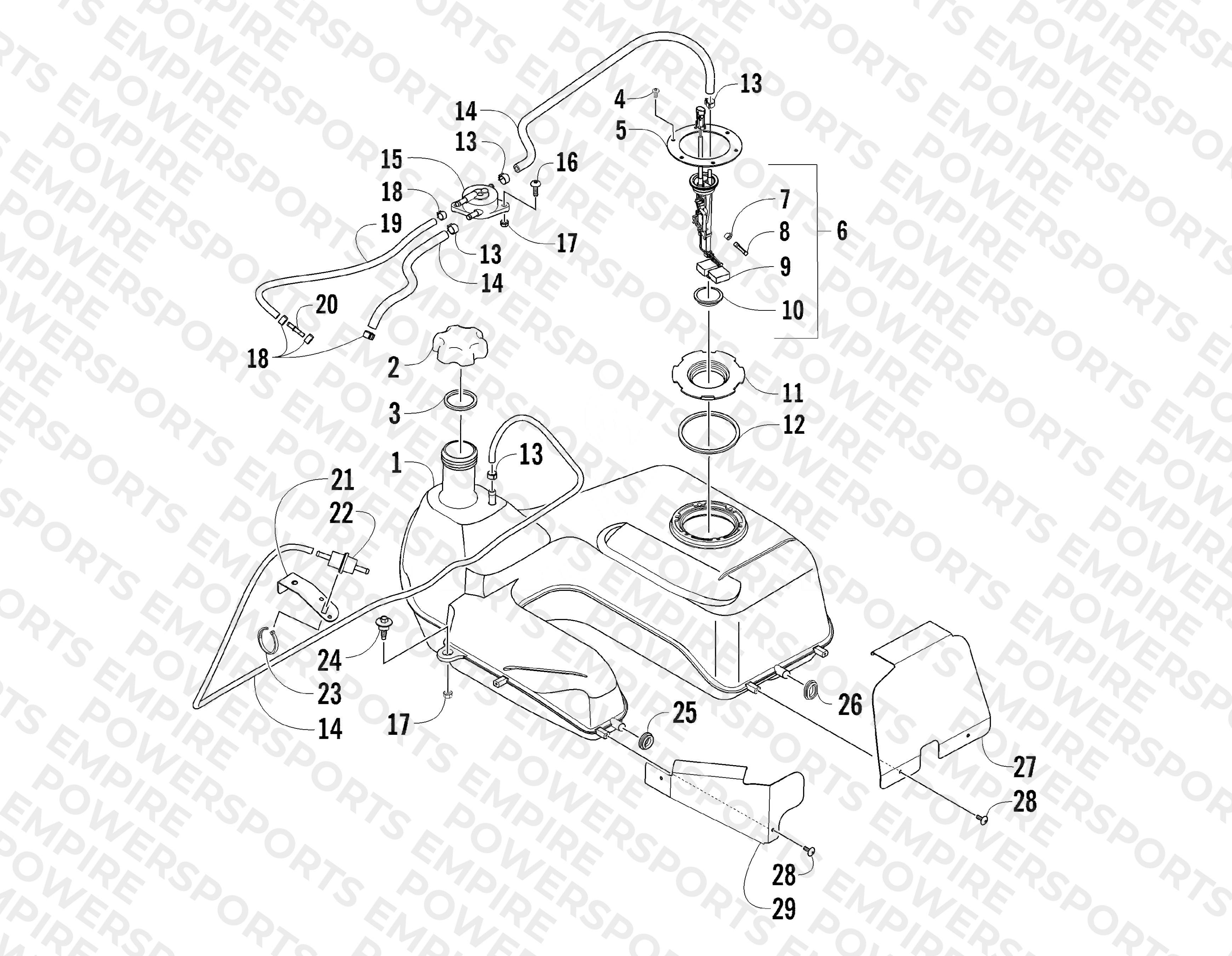 GAS TANK ASSEMBLY