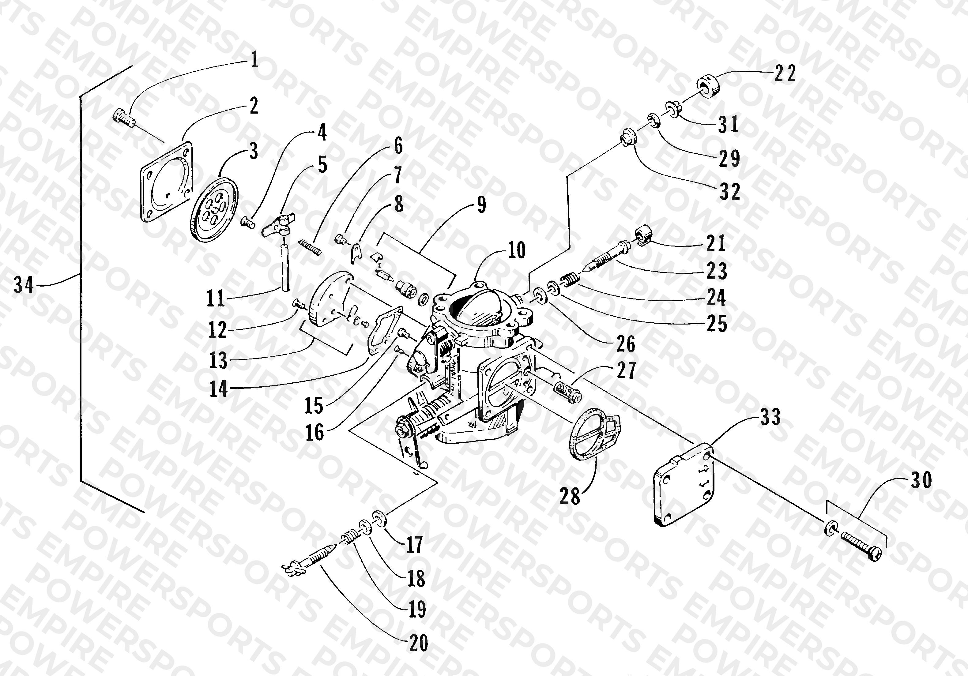 PTO SIDE CARBURETOR