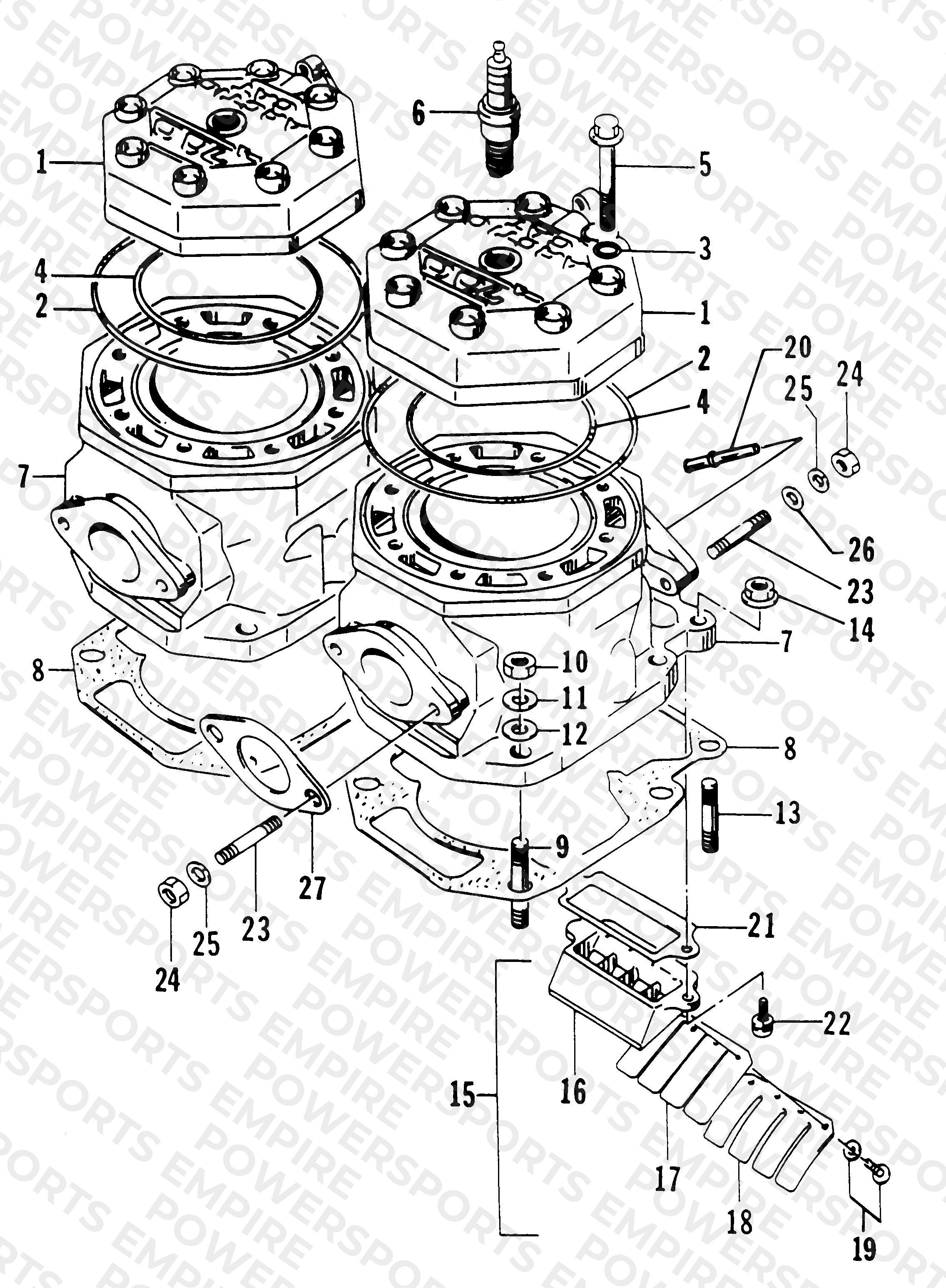 CYLINDER AND HEAD ASSEMBLY