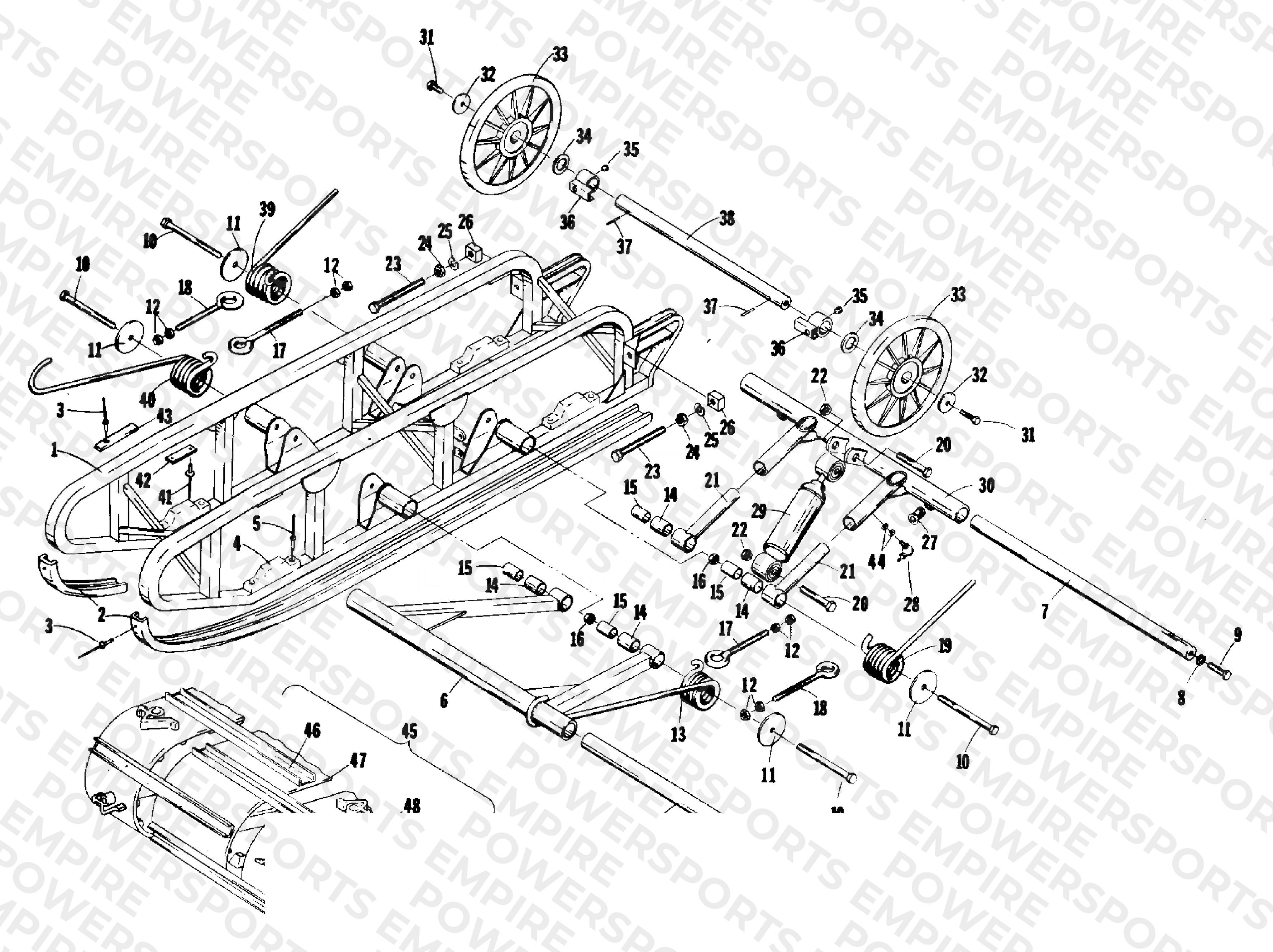 UNDERCARRIAGE AND TRACK