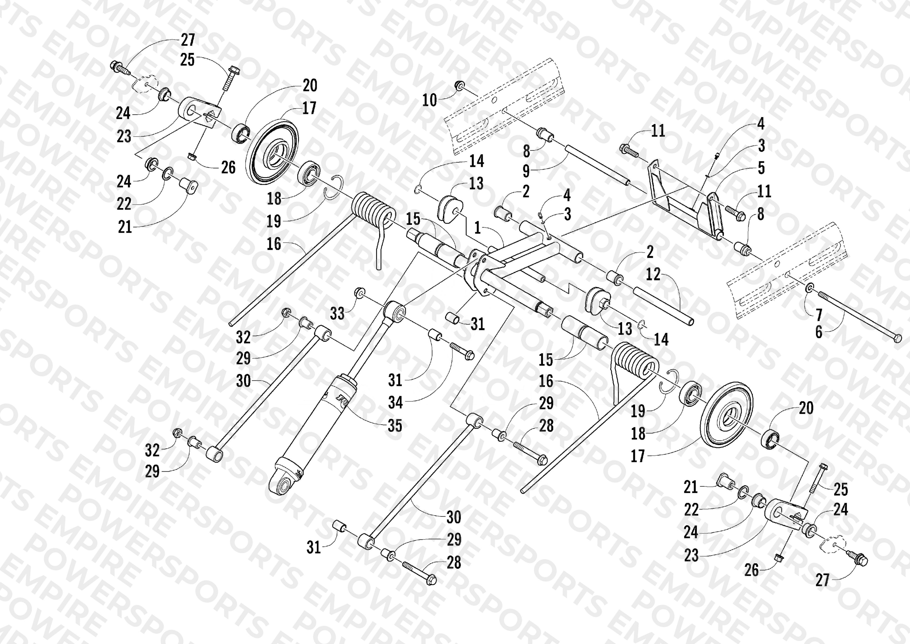 REAR SUSPENSION REAR ARM ASSEMBLY