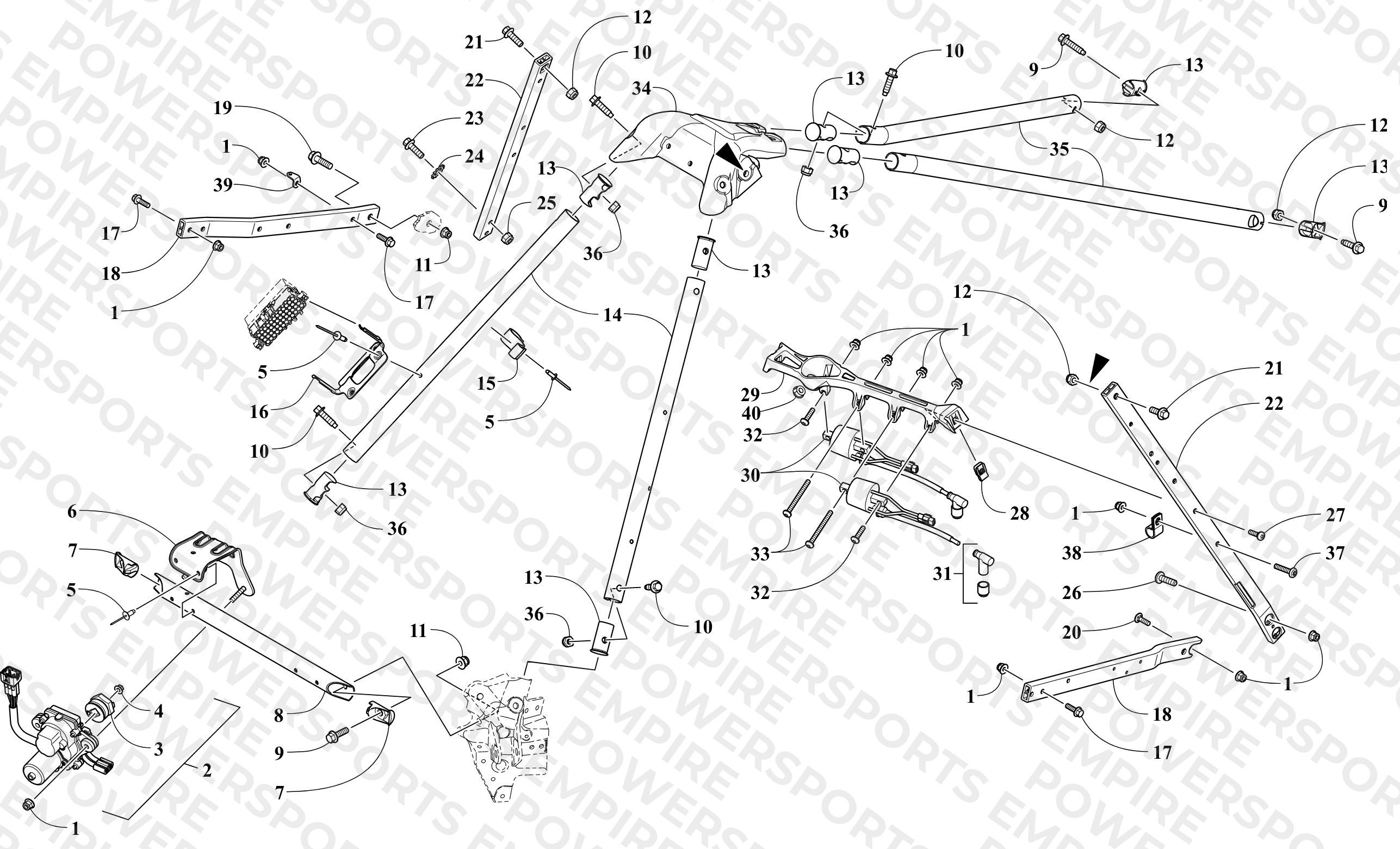 STEERING SUPPORT ASSEMBLY