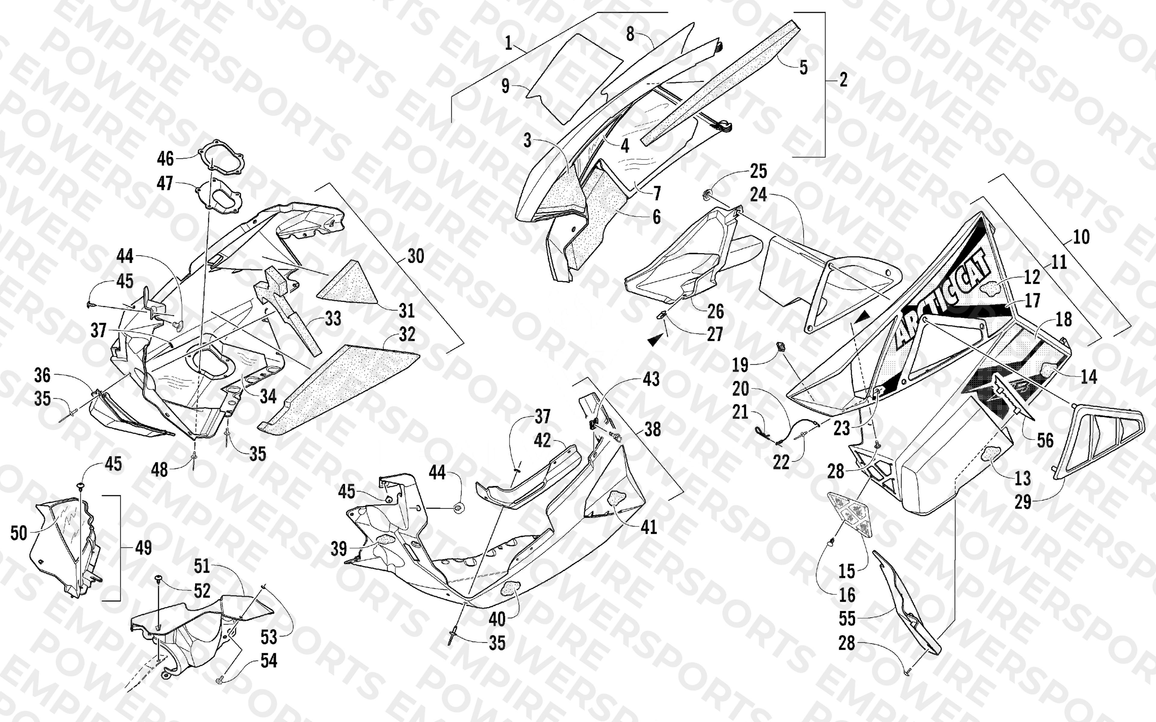SKID PLATE AND SIDE PANEL ASSEMBLY