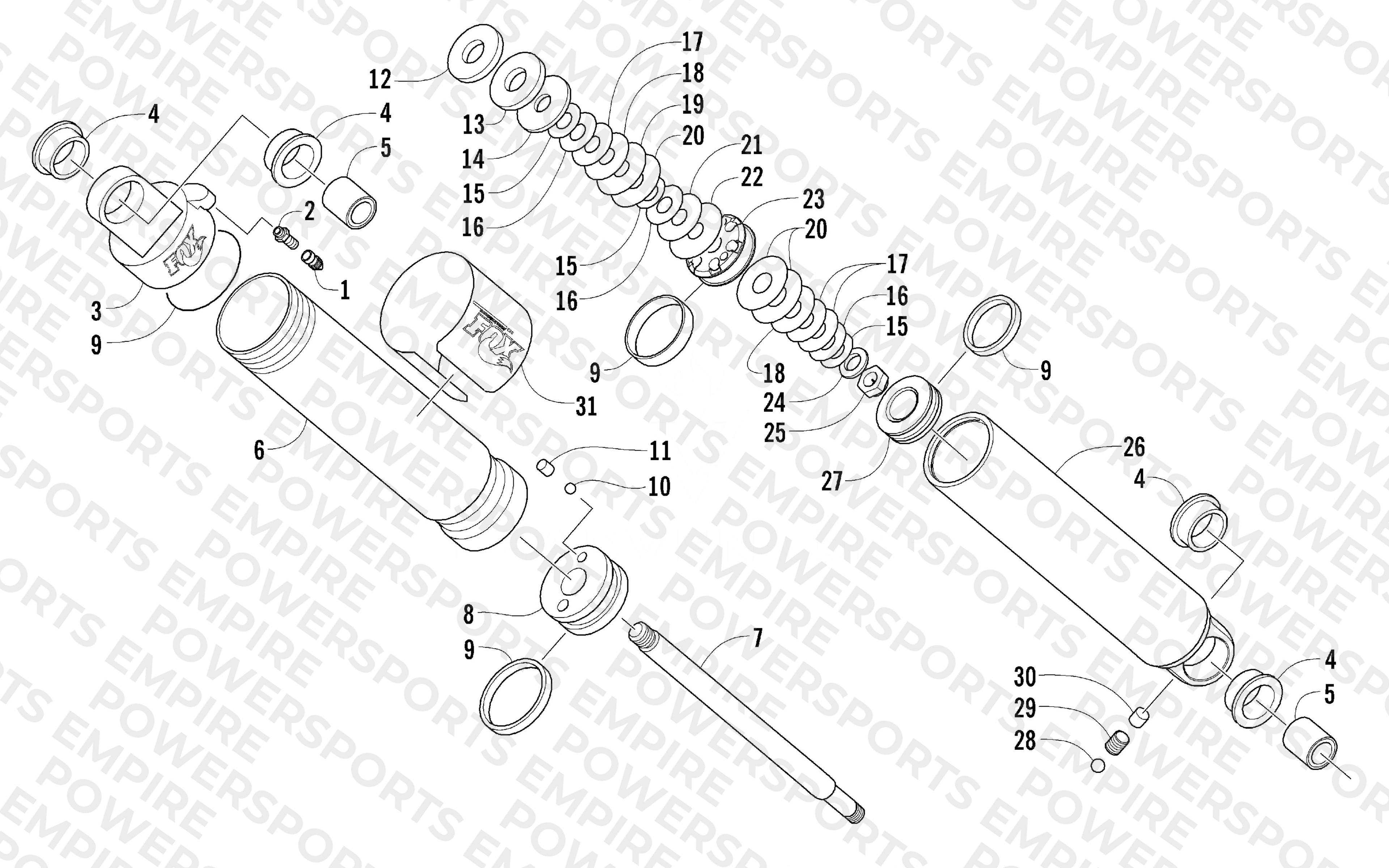 FRONT SUSPENSION SHOCK ABSORBER