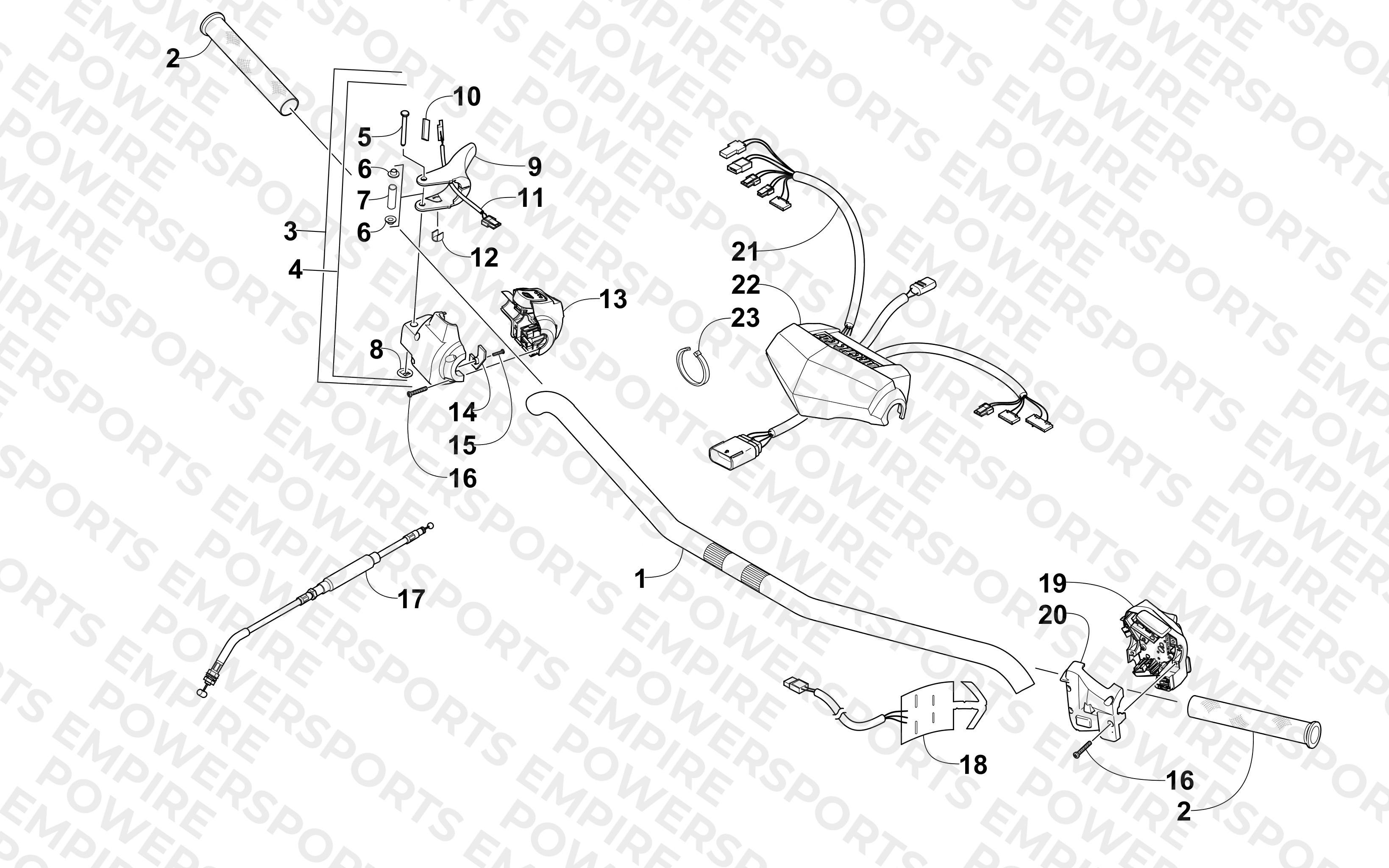 HANDLEBAR AND CONTROLS