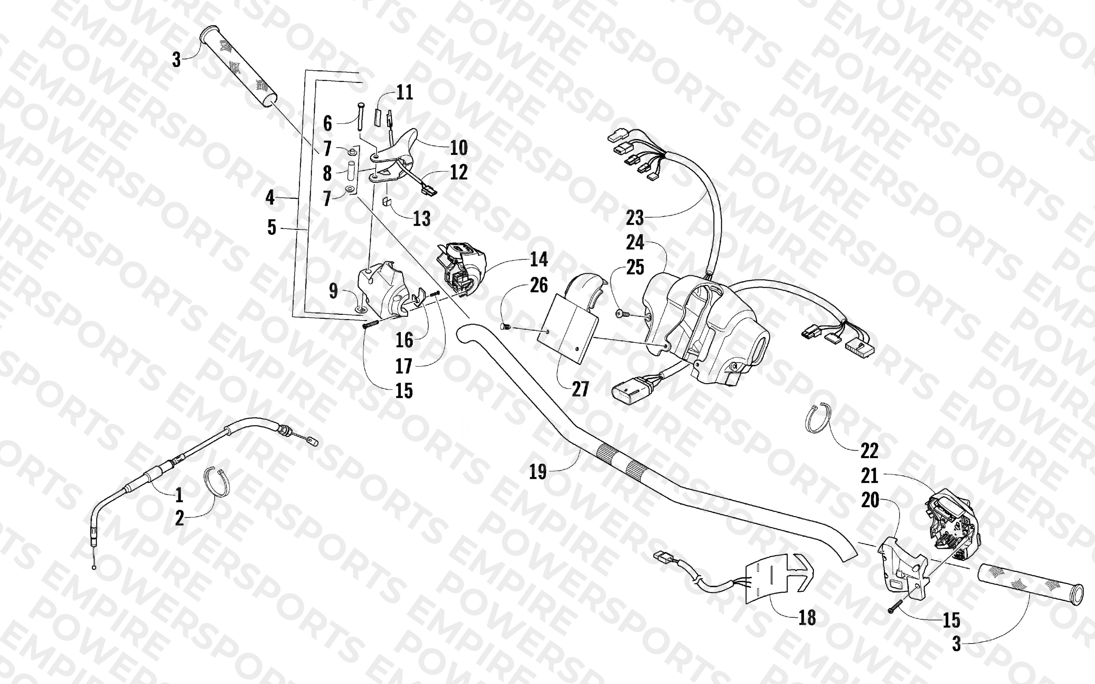 HANDLEBAR AND CONTROLS