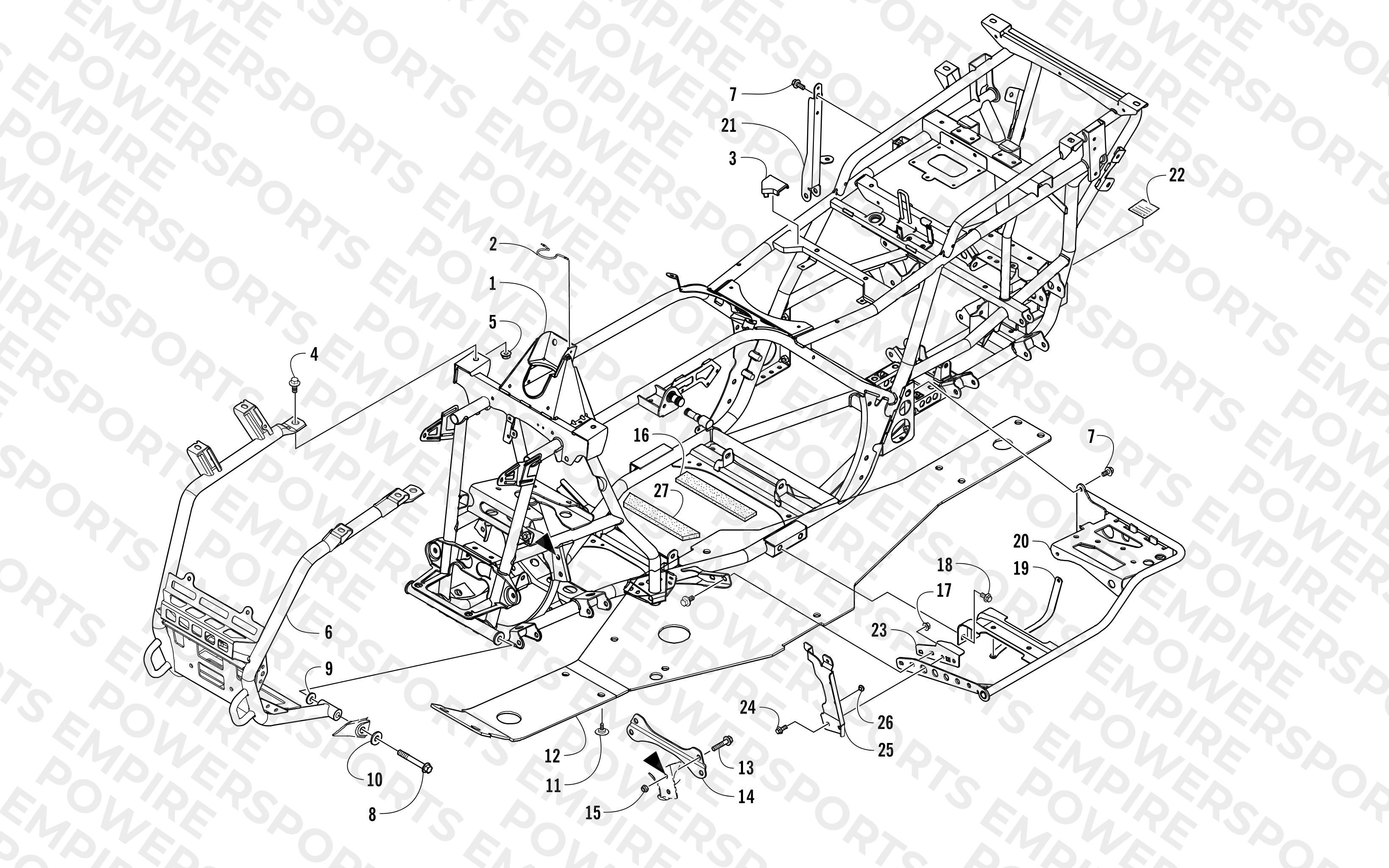 FRAME AND RELATED PARTS