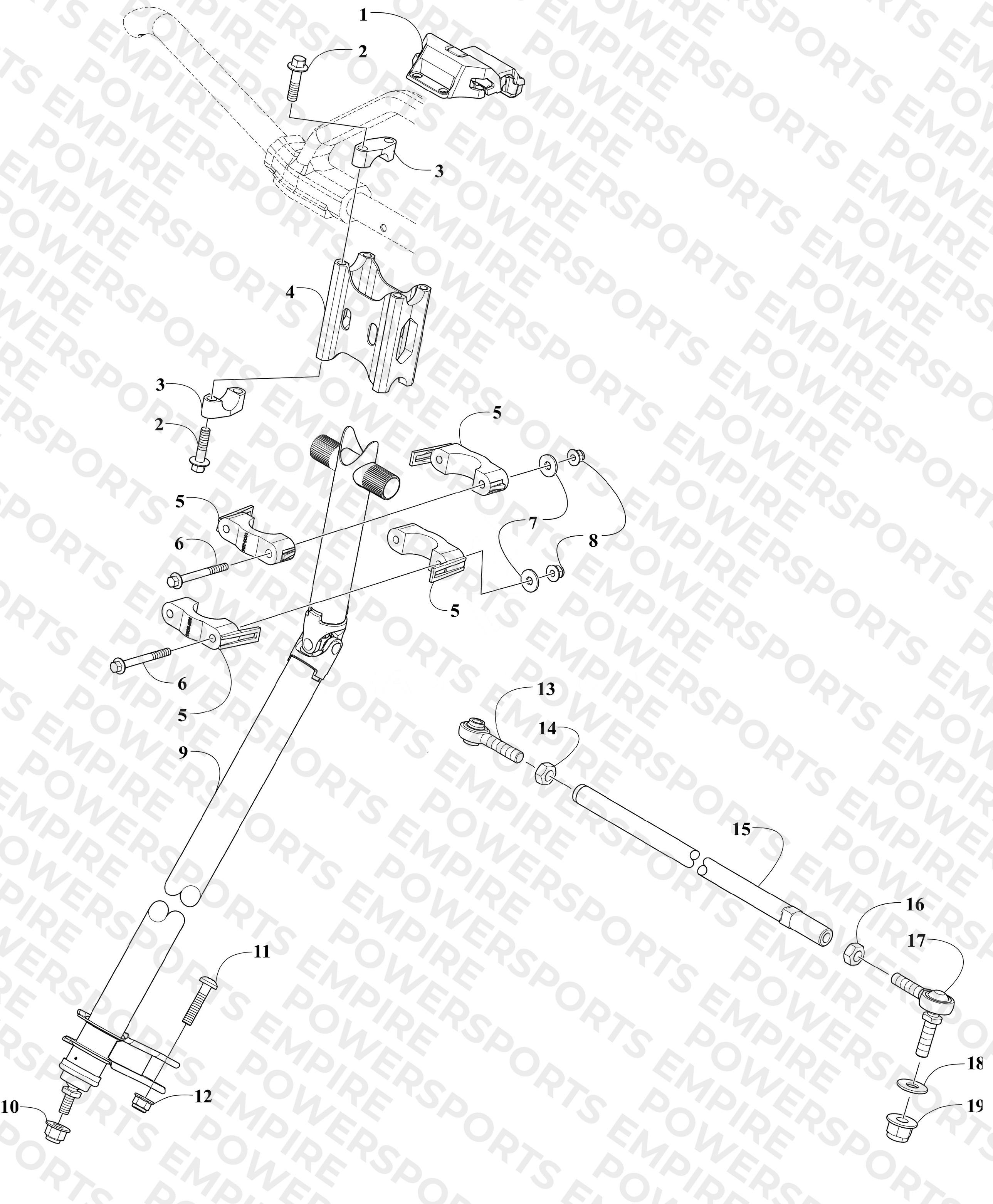 STEERING POST ASSEMBLY